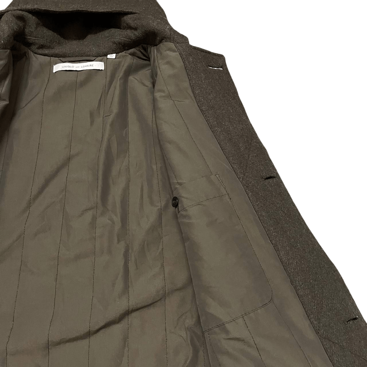 Lemaire × Uniqlo Uniqlo and Lemaire Wool Hooded Long Coat Size US M / EU 48-50 / 2 - 6 Thumbnail