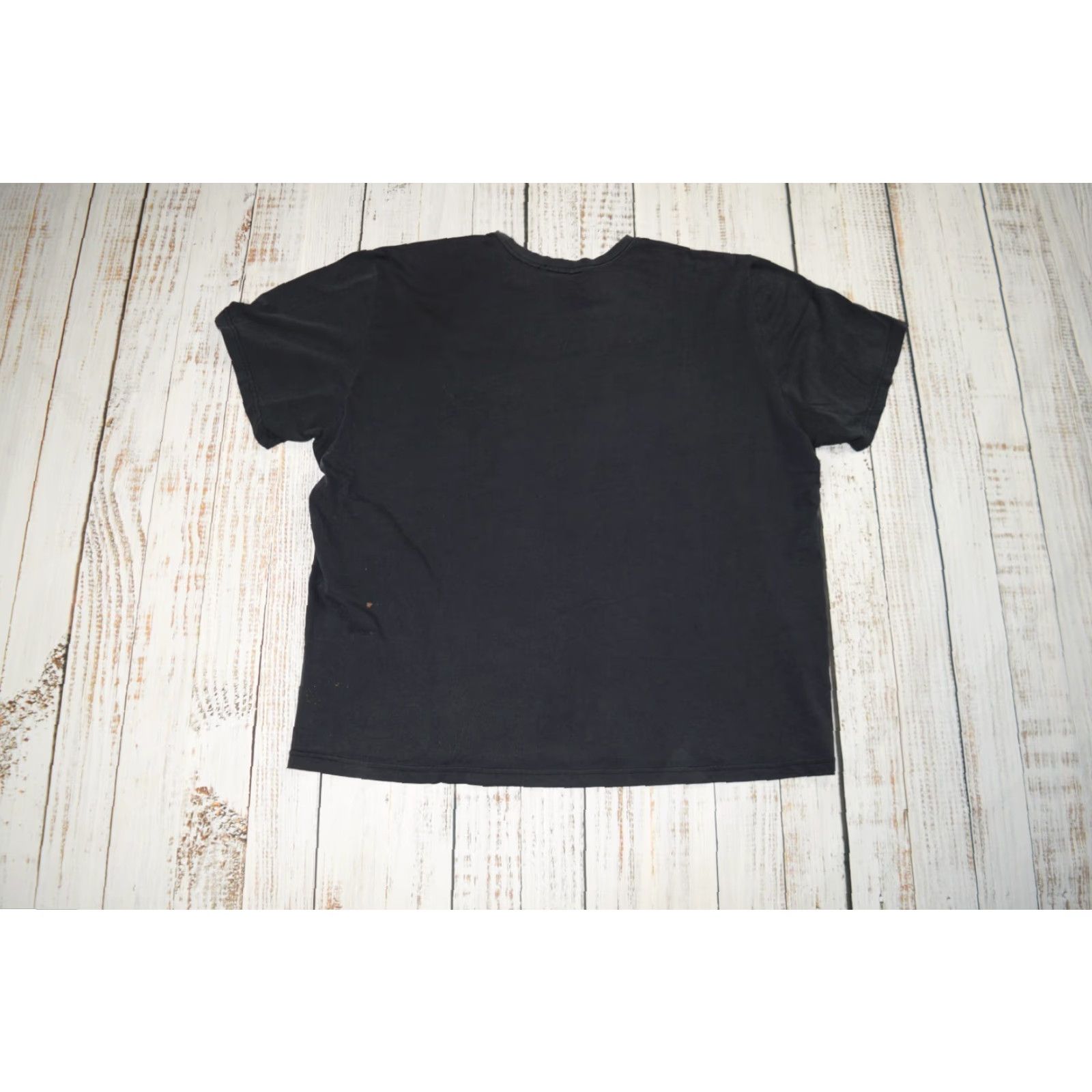 Nike VINTAGE Nike Shirt Mens XL Black DRI-FIT Logo Thrased Spellout T-Shirt 90s Crew Neck Short Sleeve Size US XL / EU 56 / 4 - 6 Thumbnail