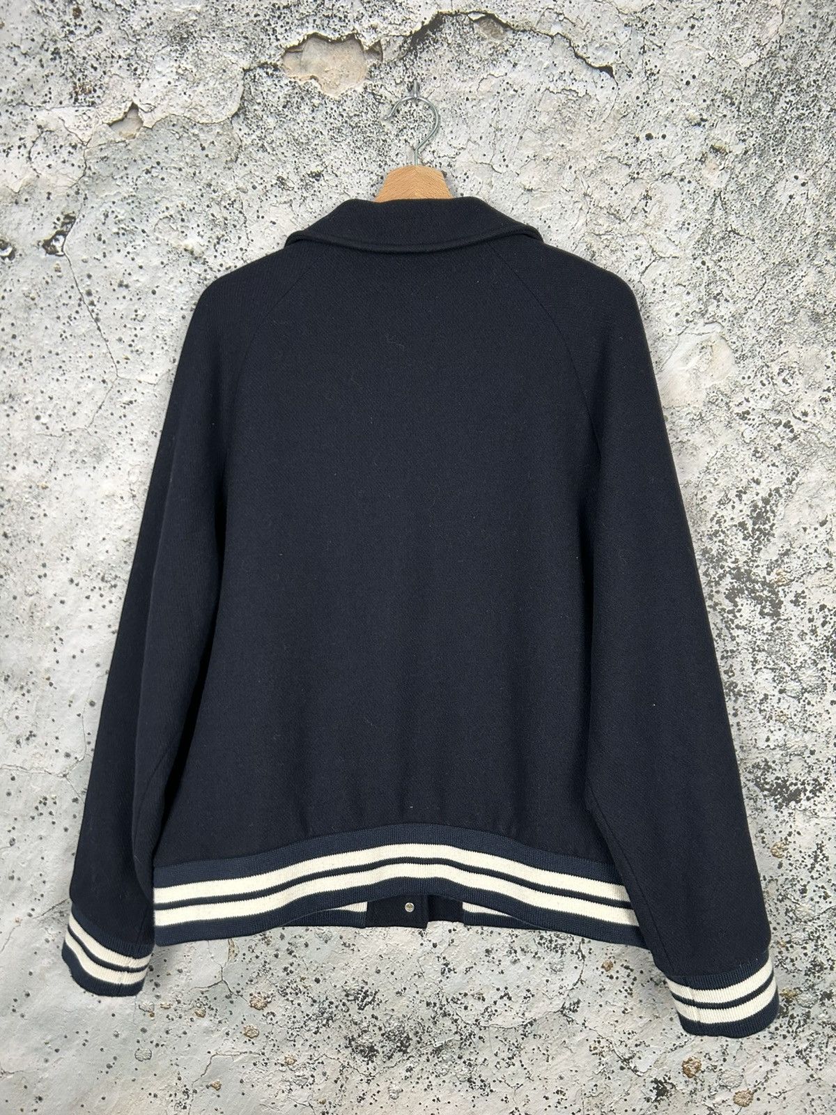 Gant Gant Navy Wool Varsity Jacket New Streetwear Rap USA Boxy Size US L / EU 52-54 / 3 - 5 Thumbnail
