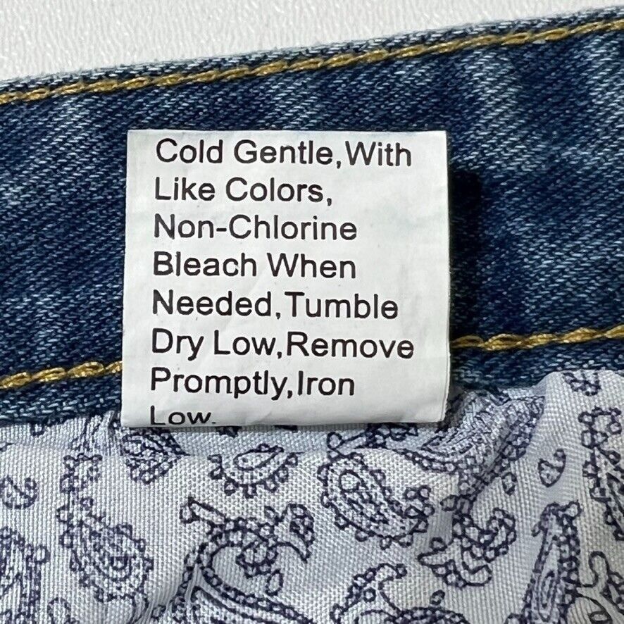 Shein Shein Blue Jean Short Women Large Frayed Distressed Cut Off Size 30" / US 8 / IT 44 - 9 Thumbnail