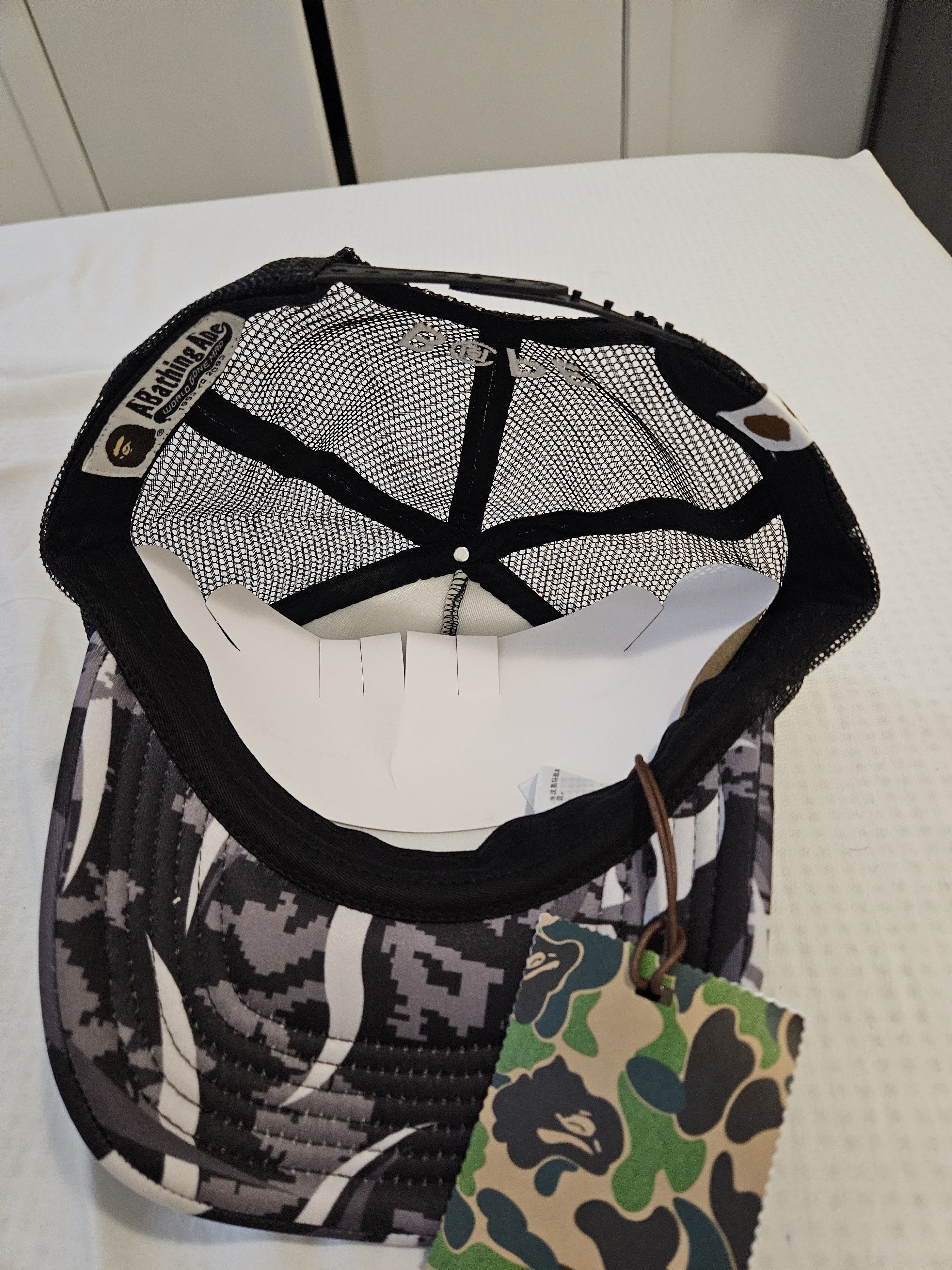 Bape BAPE × CLOT camo trucker hat Size ONE SIZE - 6 Thumbnail