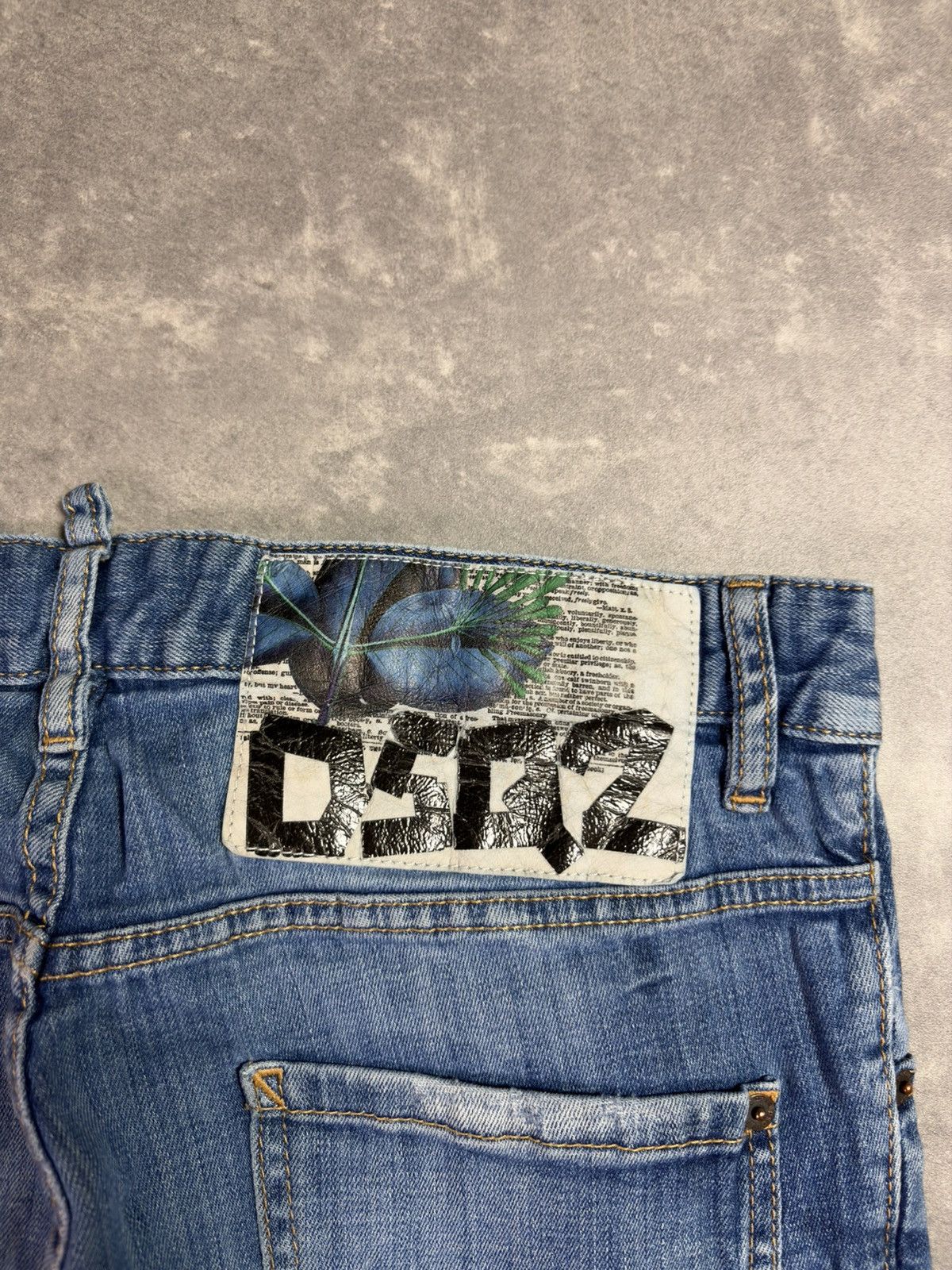 Dsquared2 Dsquared2 Paint Splattered Faded Distressed Denim Jeans 48 Size US 32 / EU 48 - 15 Thumbnail