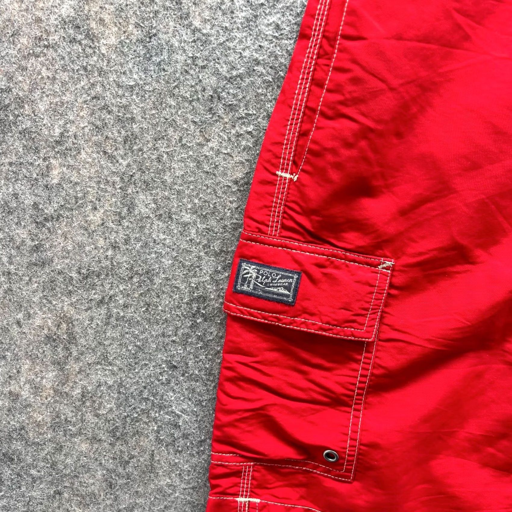 Polo Ralph Lauren Polo Ralph Lauren Board Shorts Men Medium Red Swimwear Trunks Drawstring Pony Size US M / EU 48-50 / 2 - 7 Thumbnail