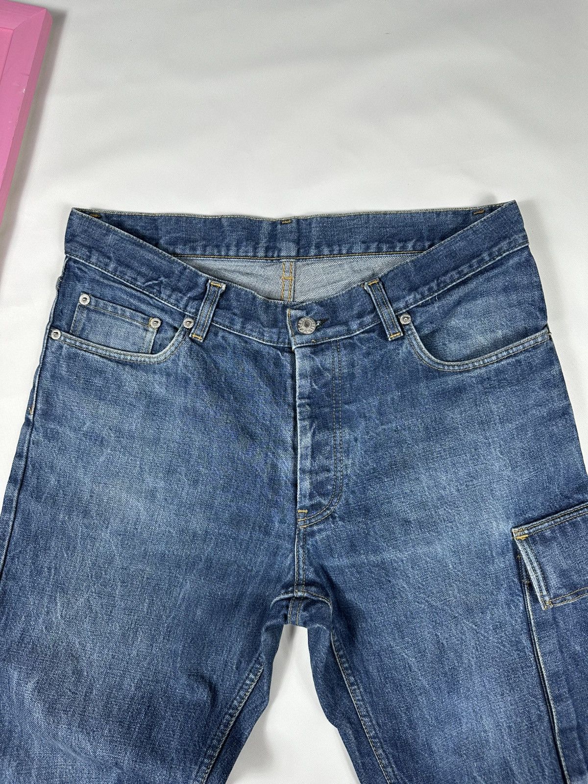 Helmut Lang × Vintage Archive Helmut Lang Denim Cargo One Pocket Size US 32 / EU 48 - 9 Thumbnail