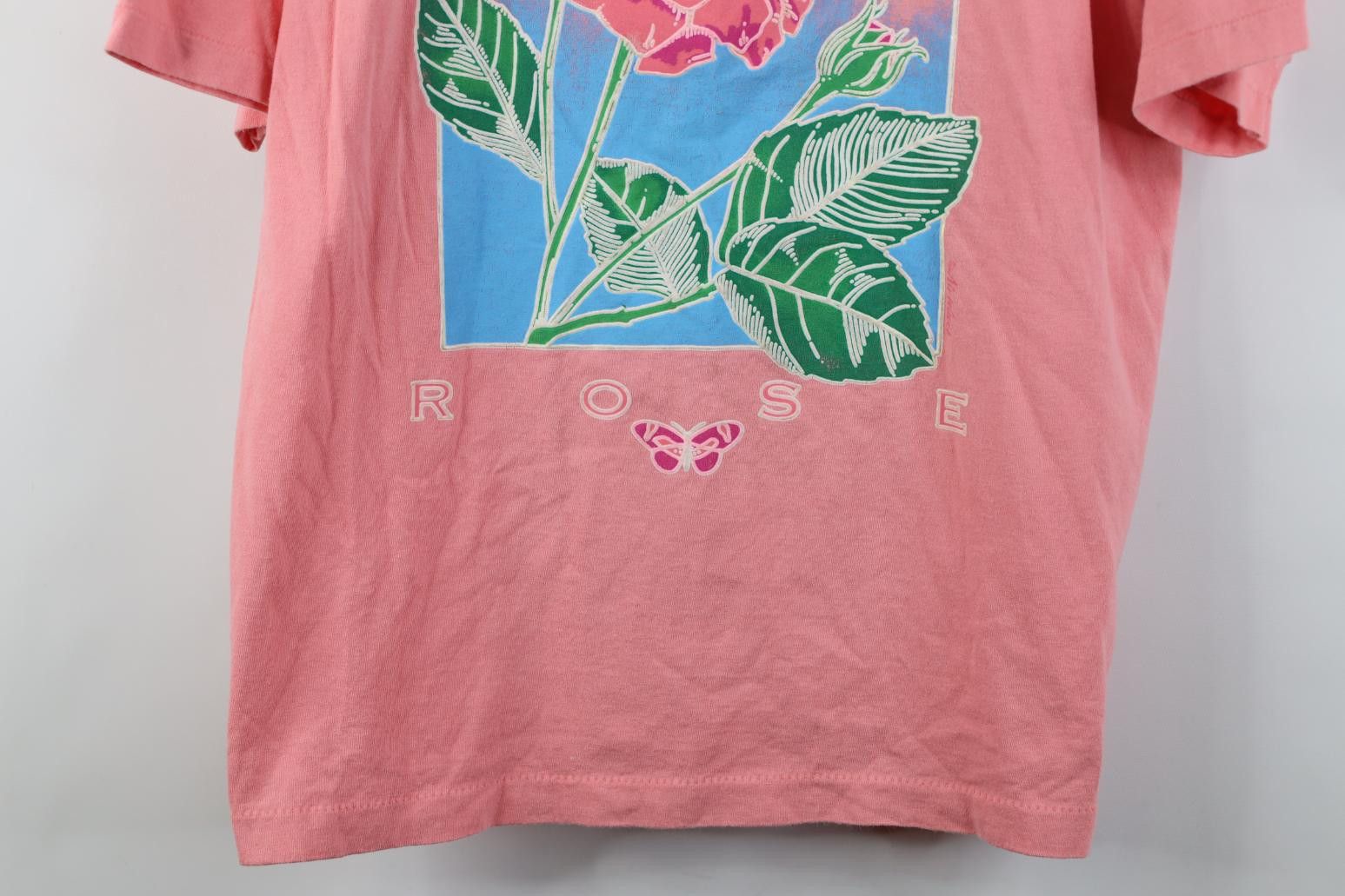 Vintage Vintage 90s Streetwear Babydoll Rose Butterfly T-Shirt Size L / US 10 / IT 46 - 3 Thumbnail