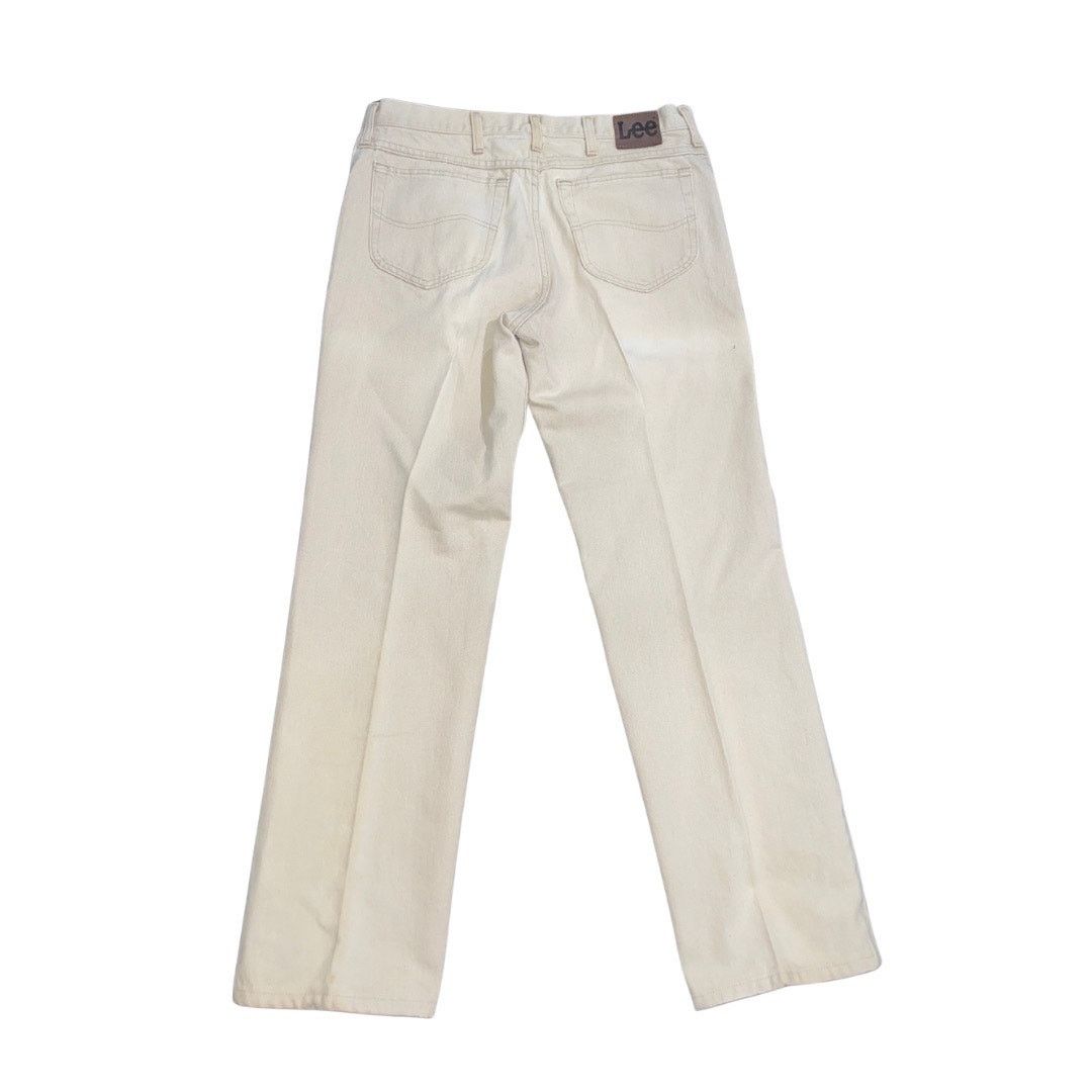 Lee Mens Tan Jeans 36X32 Straight Leg Regular Fit Streetwear Size US 36 / EU 52 - 2 Thumbnail