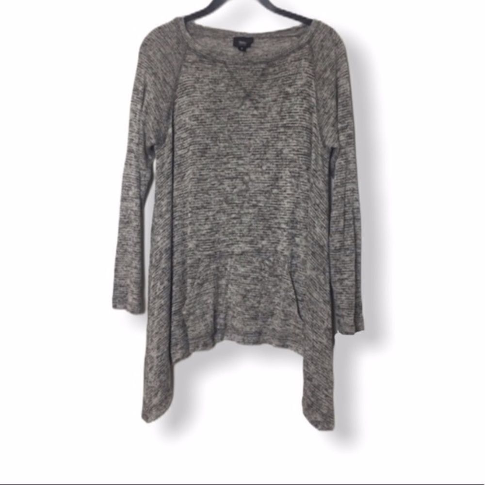 Mossimo Mossimo Supply Co. Women’s Size S Heather Gray Oversized Pul Size S / US 4 / IT 40 - 2 Thumbnail