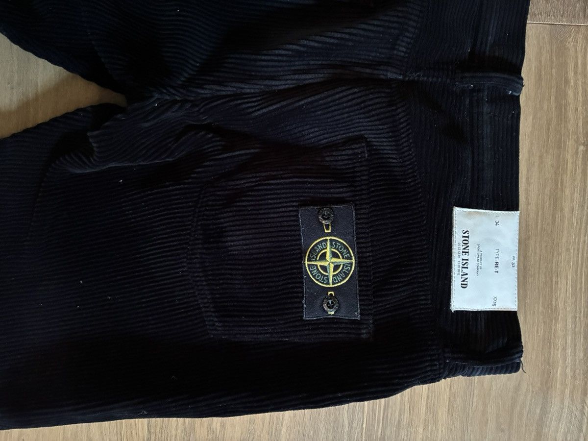 Stone Island Stone Island black corduroy pants Size US 34 / EU 50 - 8 Thumbnail