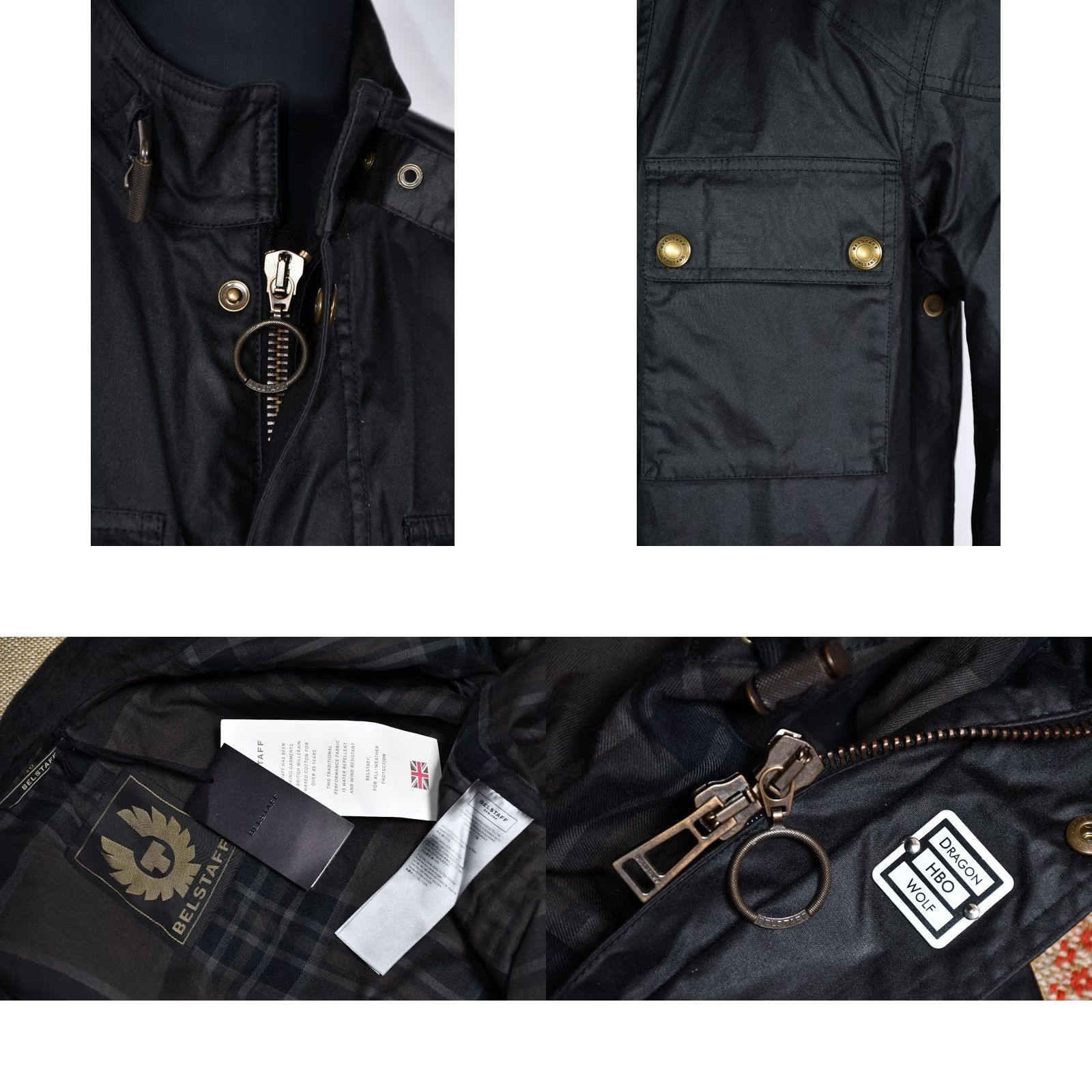 Belstaff Belstaff Trialmaster Game Of Thrones Dragon HBO Wax Wolf Jacket Black size 48 Size US M / EU 48-50 / 2 - 9 Thumbnail
