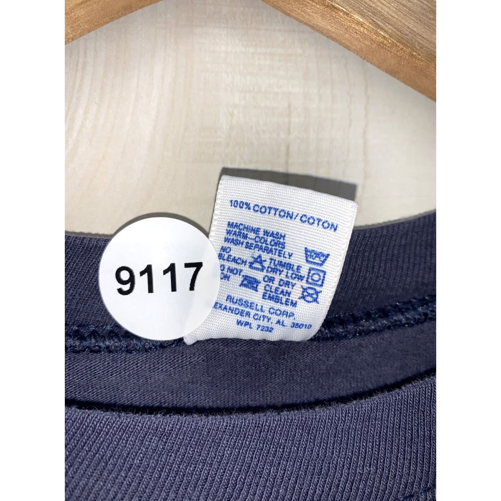 Russell Athletic VINTAGE Russell Athletic Michigan Mens Graphic T Shirt XL USA Made-9117 Blue Cotton Crew Neck Short Sleeve Sports Graphic Print Men Size US XL / EU 56 / 4 - 3 Thumbnail