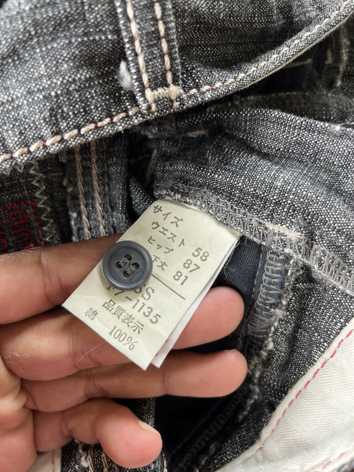 Designer × Marithe + Francois Girbaud Marithe Francois Girbaud Denim Punk Jeans Size US 29 - 11 Thumbnail