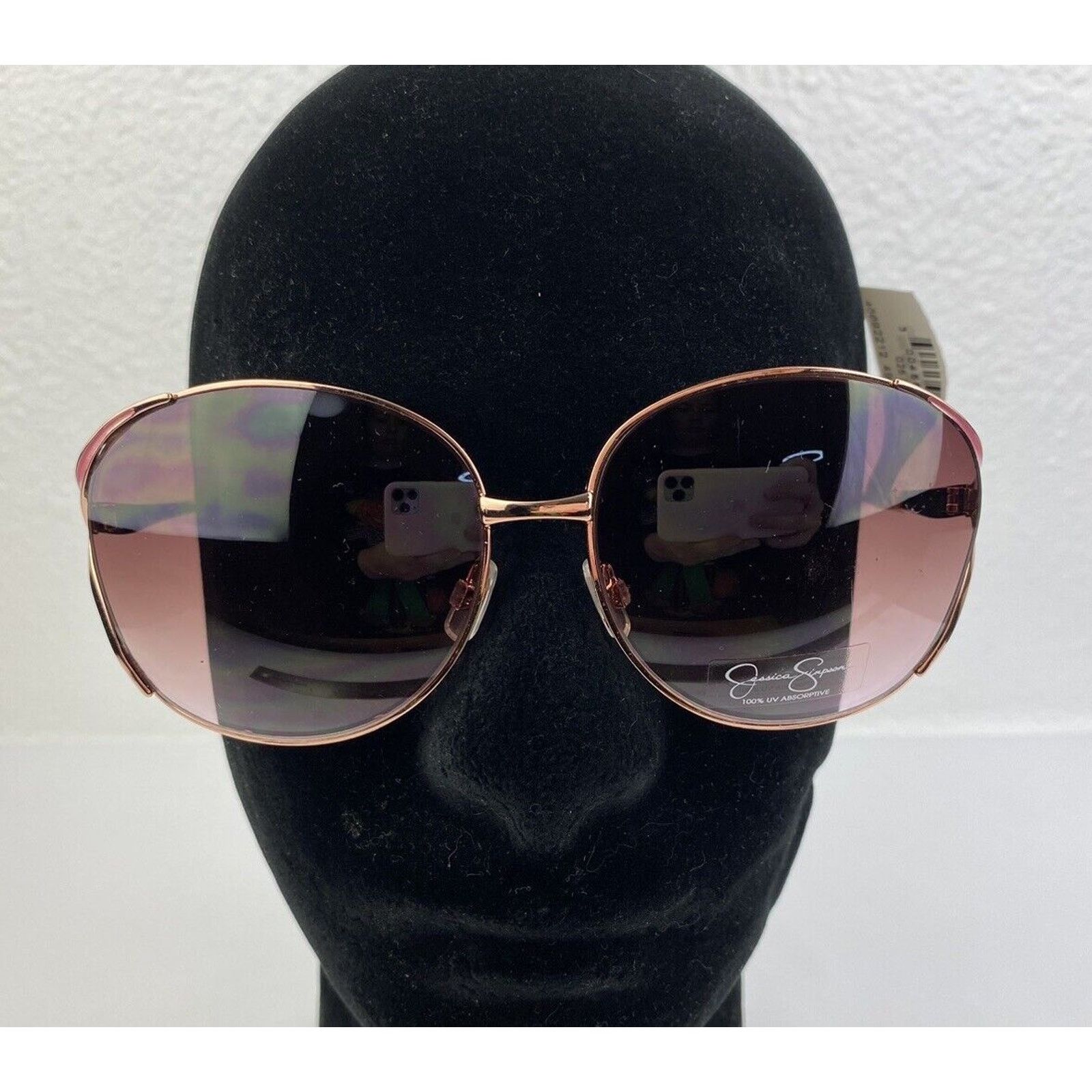 Jessica Simpson NWT HI Jessica Simpson Metal Rose Gold Pink Round Oversized Size ONE SIZE - 1 Thumbnail