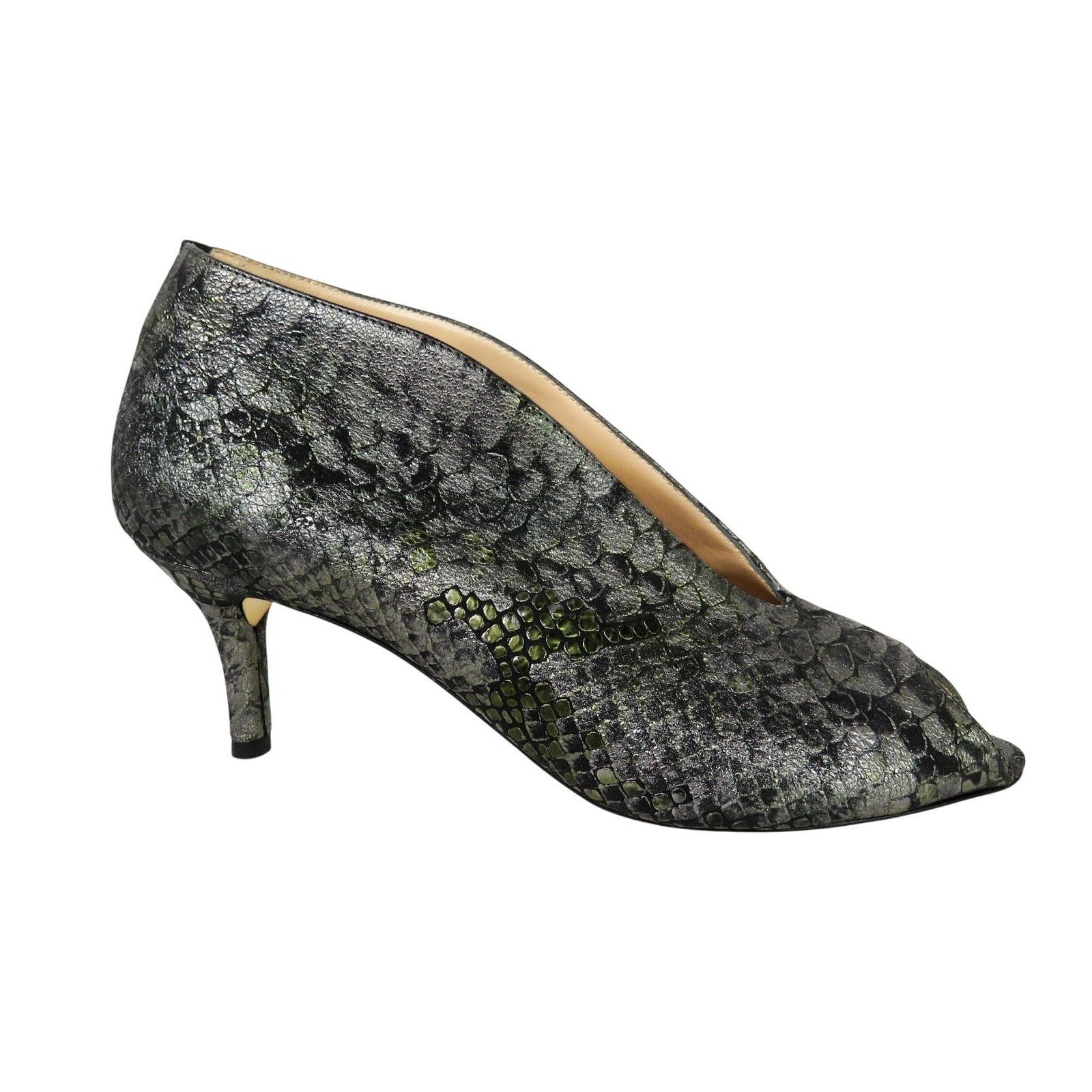 Other Amalfi by Rangoni Metallic Snake Print Heels Booties 8.5 Size US 8.5 / IT 38.5 - 1 Thumbnail