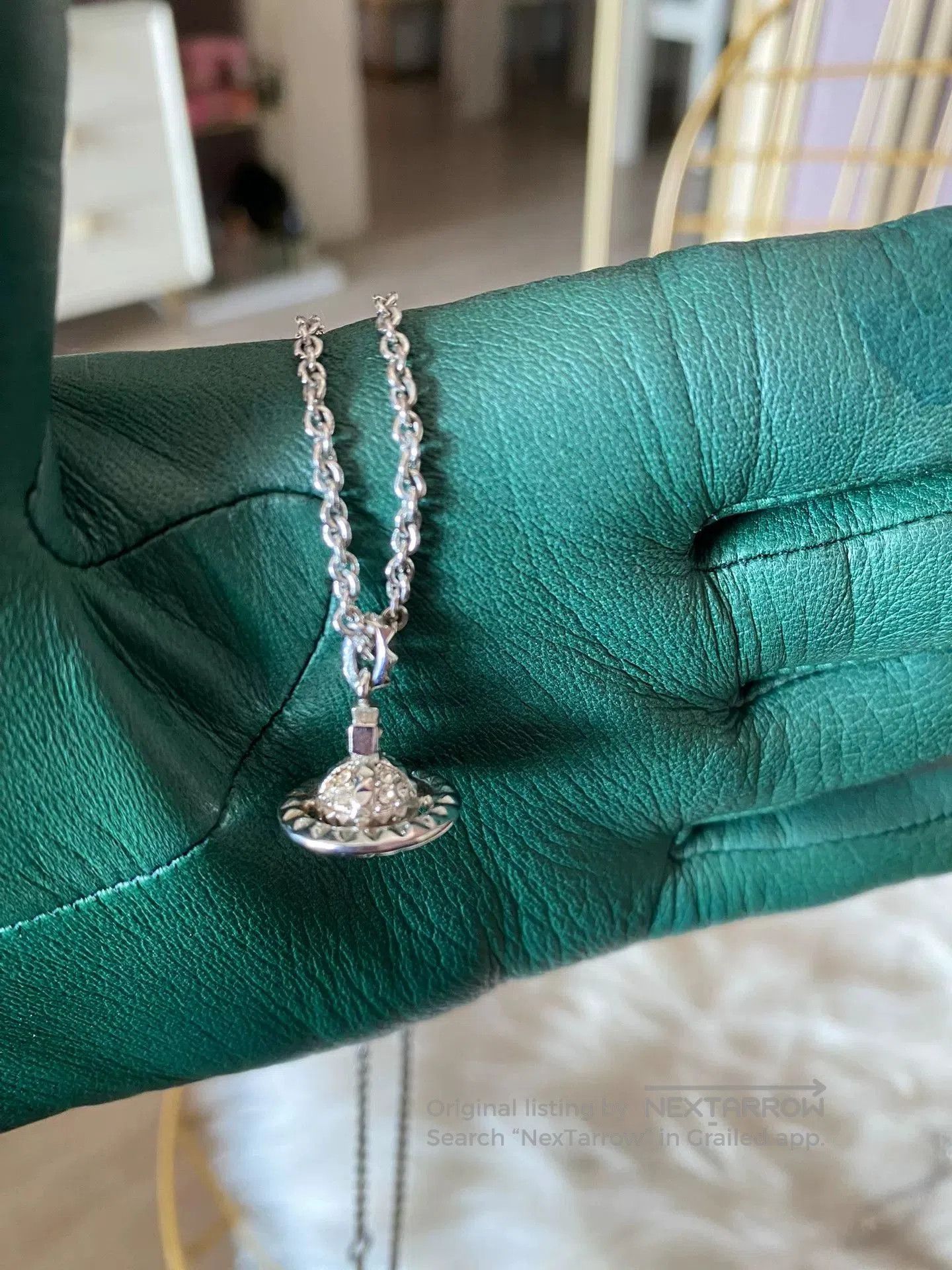 Vivienne Westwood Vivienne Westwood Small Silver Orb Necklace. Size ONE SIZE - 2 Thumbnail