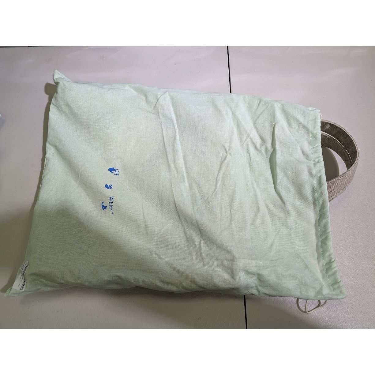 Off-White o1rshd1 Q:2 / Size: OS / Quote Shopper 40 Bag in Beige Black Size ONE SIZE - 24 Thumbnail