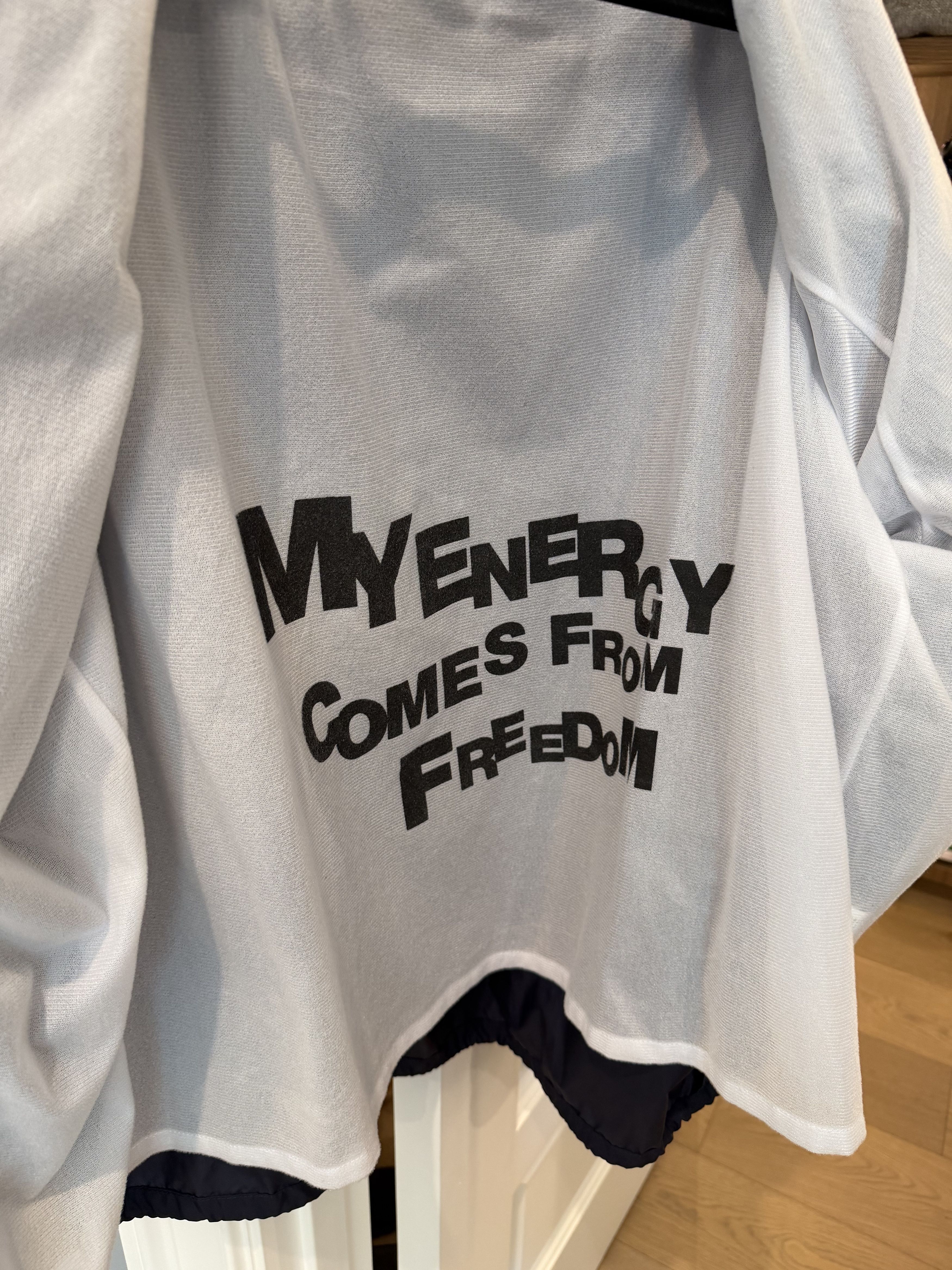 Comme des Garcons Comme Des Garcons Screen Print Logo Graphic Jacket Size US XL / EU 56 / 4 - 2 Thumbnail