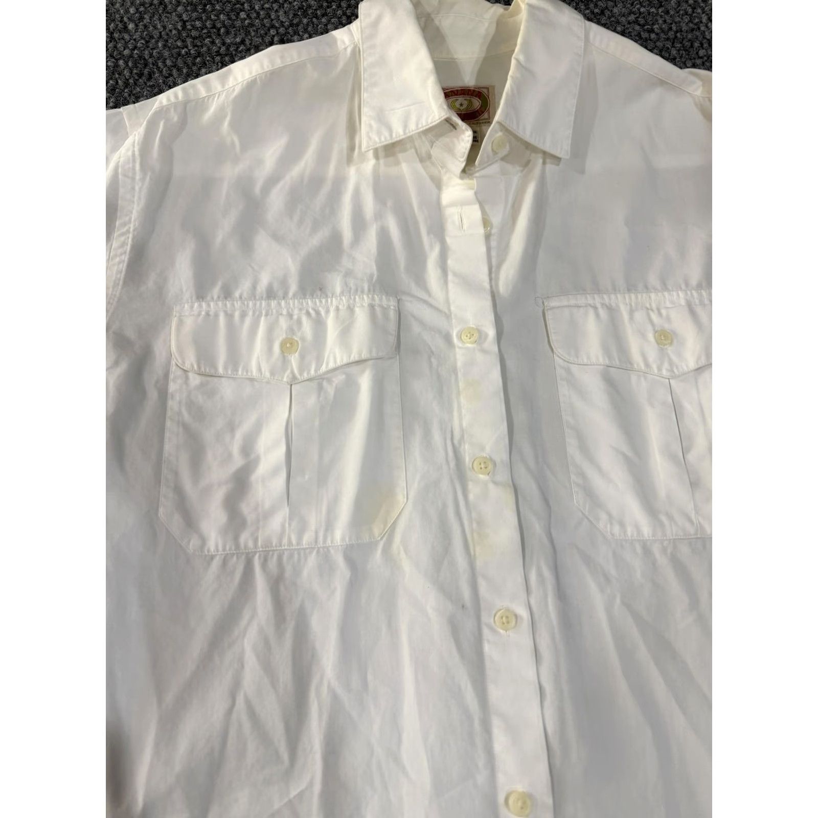 Banana Republic VINTAGE Banana Republic Shirt Womens 12 White Button Front Long Sleeve 80s Size XL / US 12-14 / IT 48-50 - 4 Thumbnail