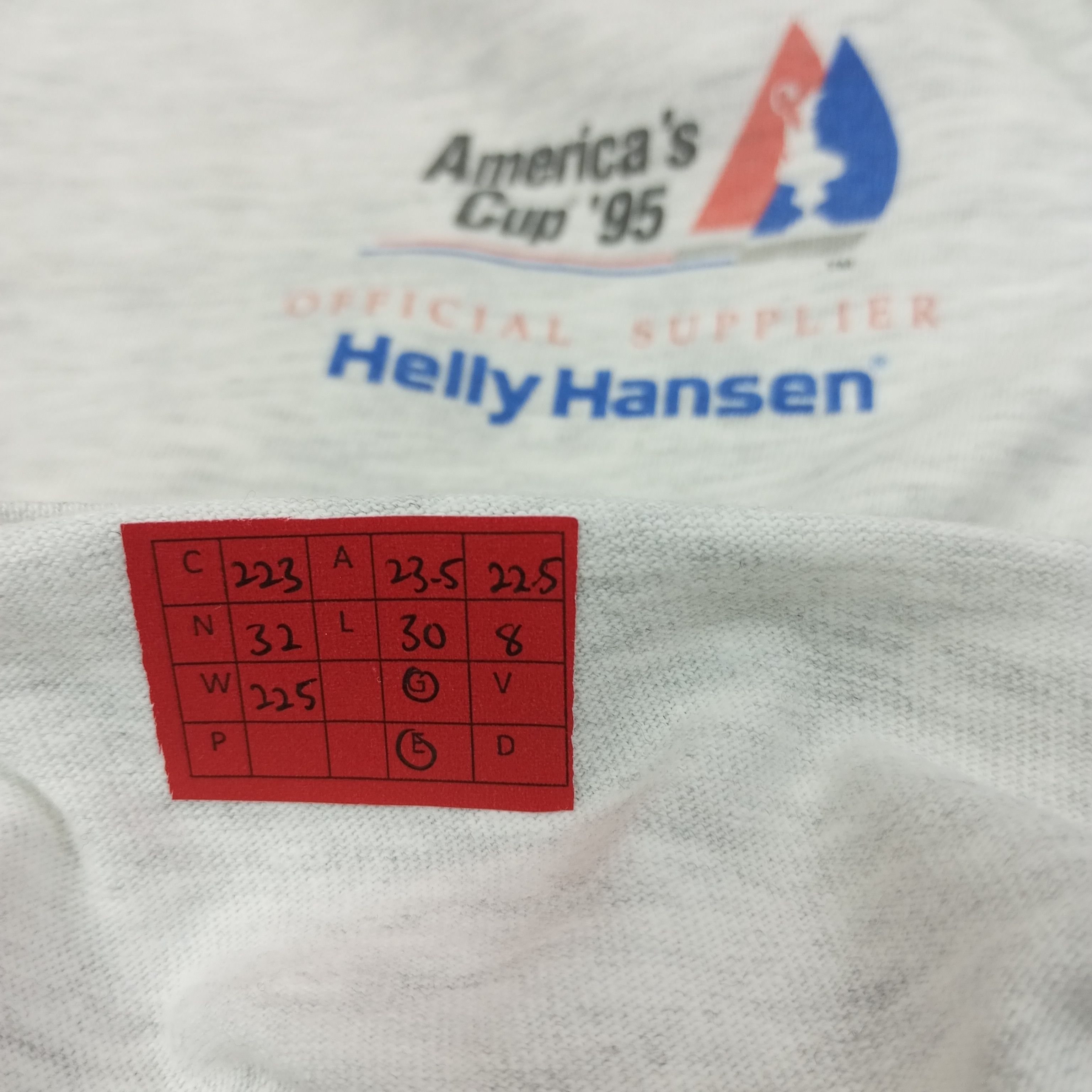 Helly Hansen Helly Hansen America Cup 1995 Vintage Tshirt c223n32 Size US XL / EU 56 / 4 - 8 Thumbnail