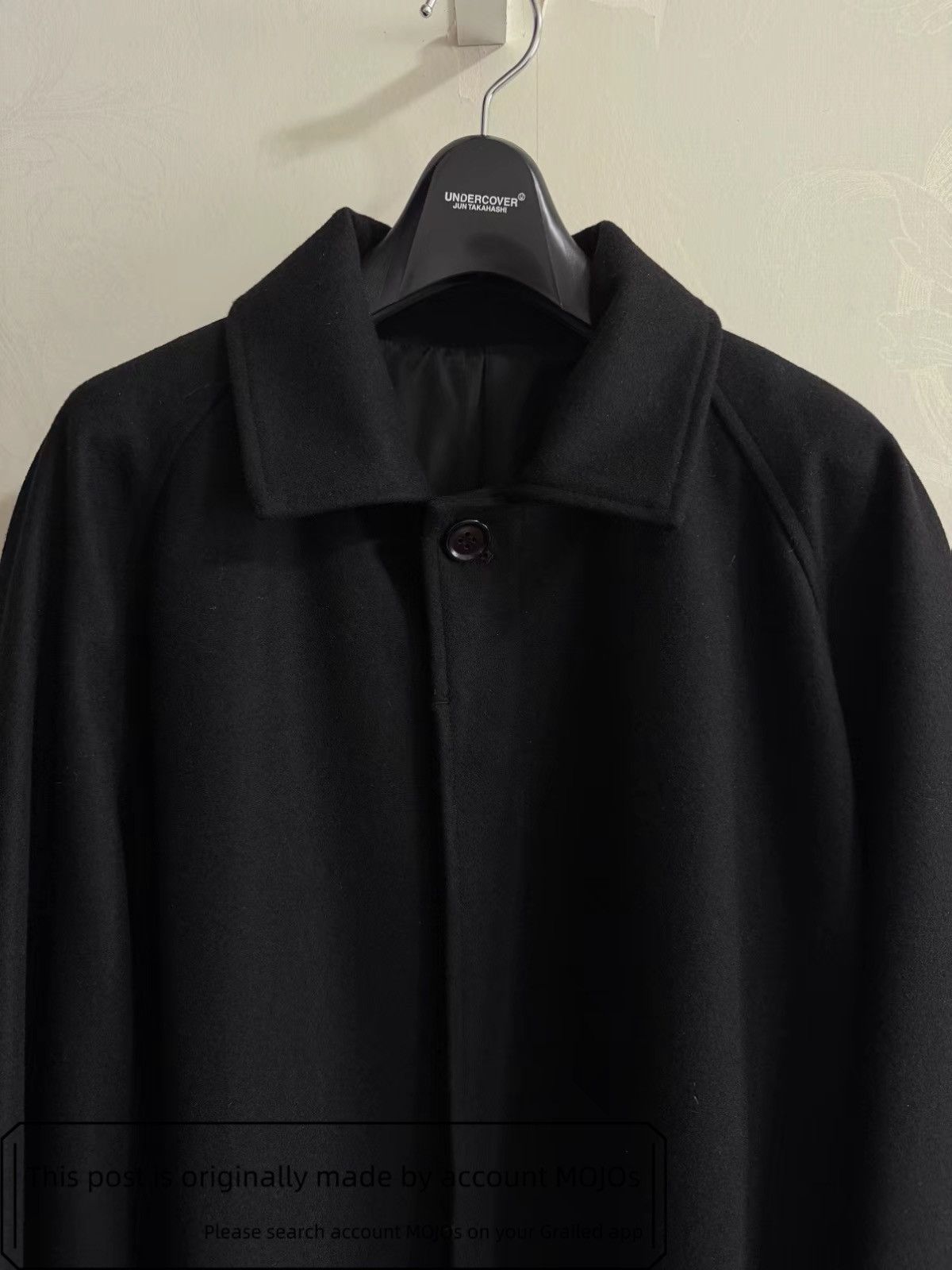 Christopher Nemeth Sz S Nemeth Classic Wool Black Coat mojos2230 Size US S / EU 44-46 / 1 - 2 Thumbnail