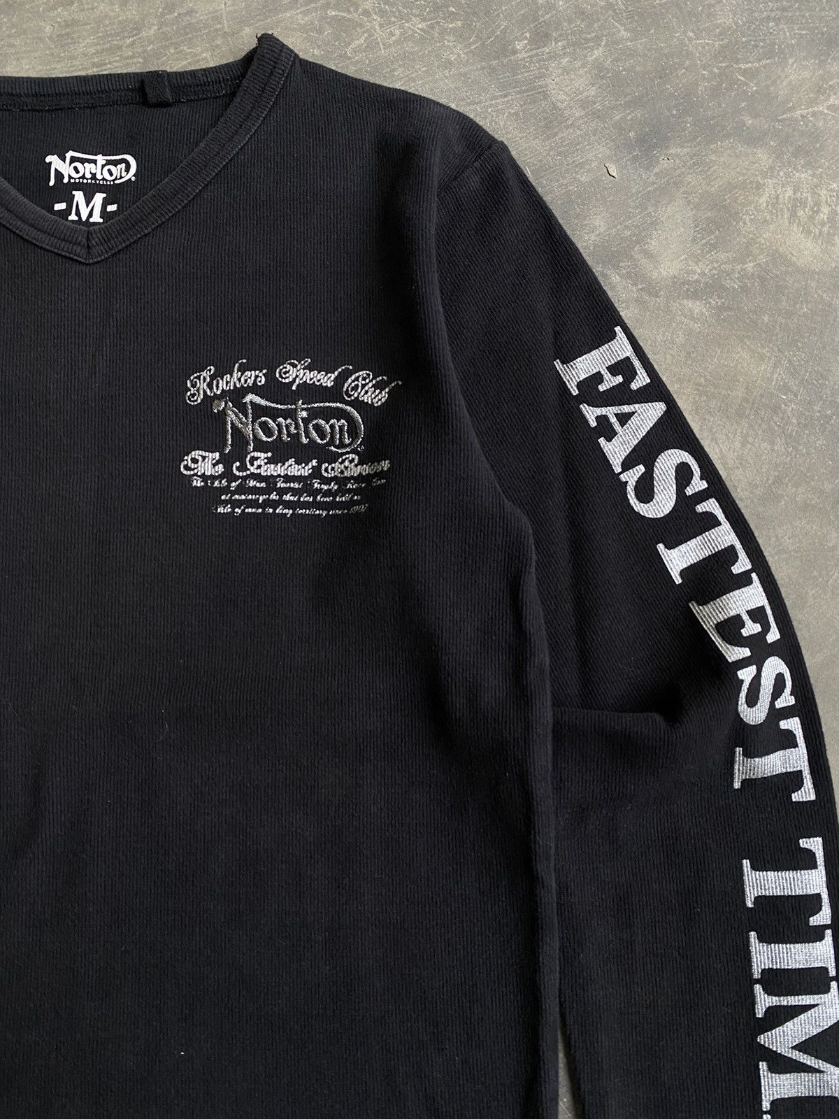 Norton × Vintage Norton Motorcycle "word champion" vintage longsleeve Size US M / EU 48-50 / 2 - 2 Thumbnail