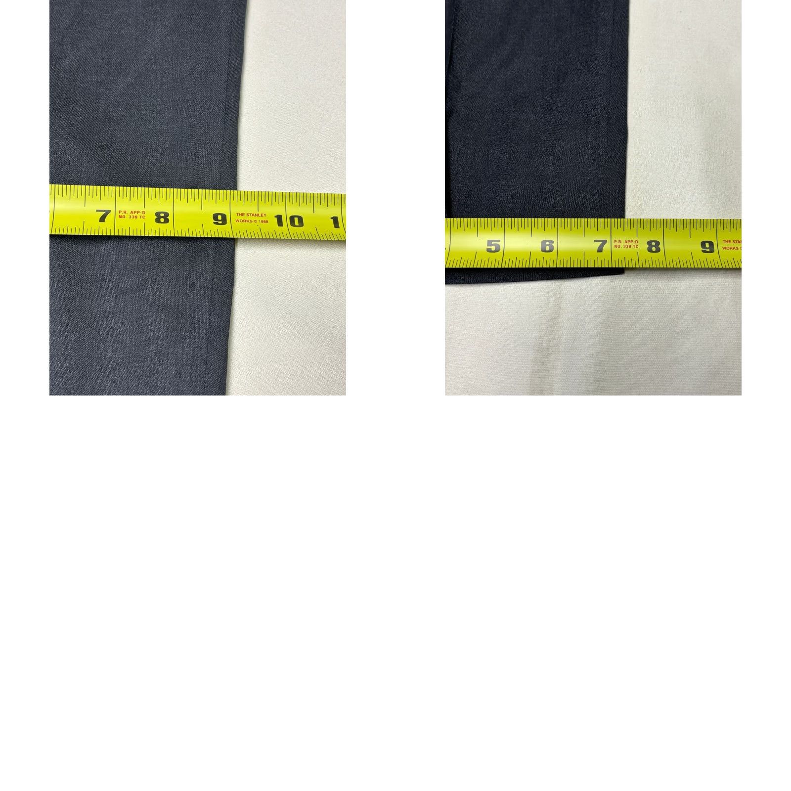 Brooks Brothers Brooks Brothers Milano Fit Dress Pants Wool Charcoal Gray Men Formal Workwear Tailored Fit Flat Front Zipper Button Dry Clean Only 40x30 Size US 40 / EU 56 - 9 Thumbnail