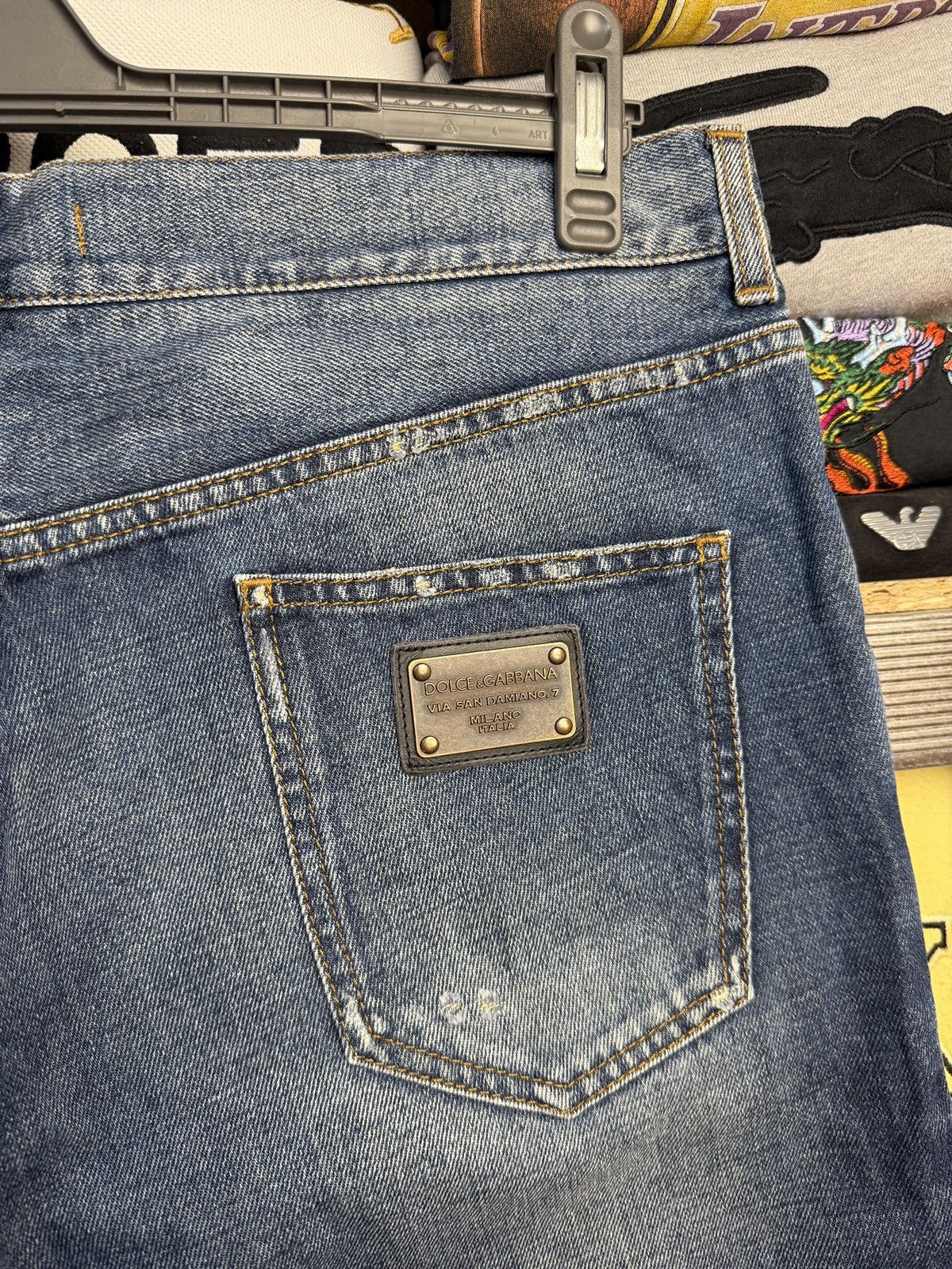 Dolce & Gabbana Dolce & Gabbana Vintage Metal Logo Denim Shorts Size US 36 / EU 52 - 8 Thumbnail