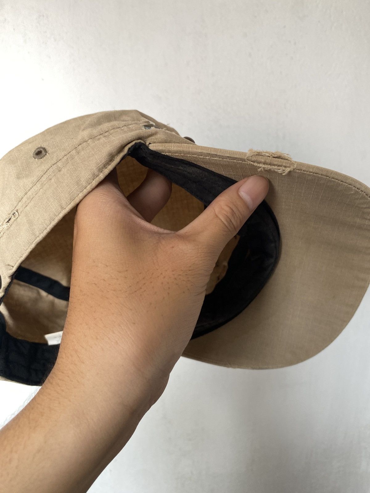If Six Was Nine × Japanese Brand × Le Grande Bleu (L.G.B.) Cadet Distressed Studded Skull Punk Hat Size ONE SIZE - 6 Thumbnail