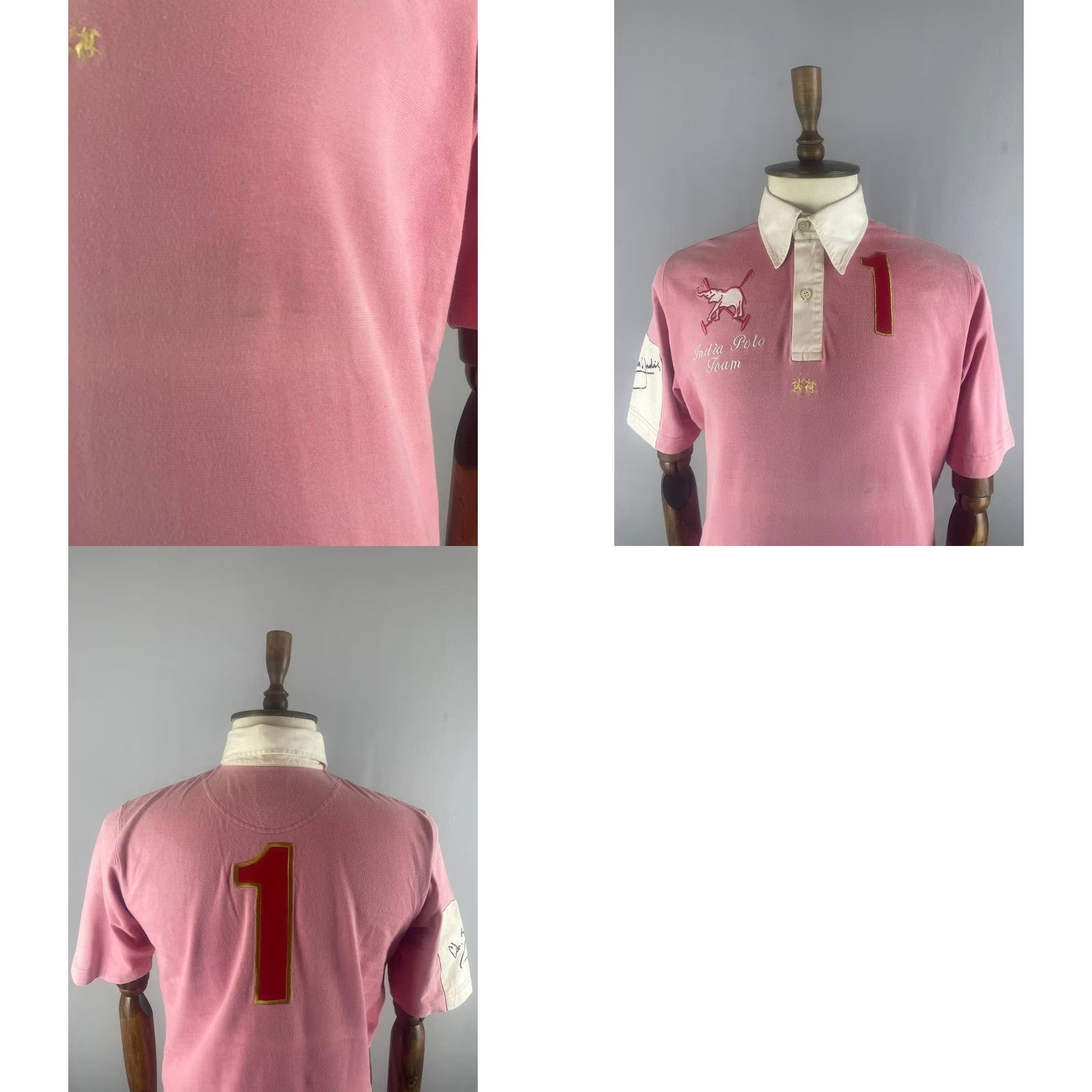 La Martina La Martina Polo Shirt Mens Size L Pink Cotton Embroidered Collared Short Sleeve Size US L / EU 52-54 / 3 - 10 Thumbnail