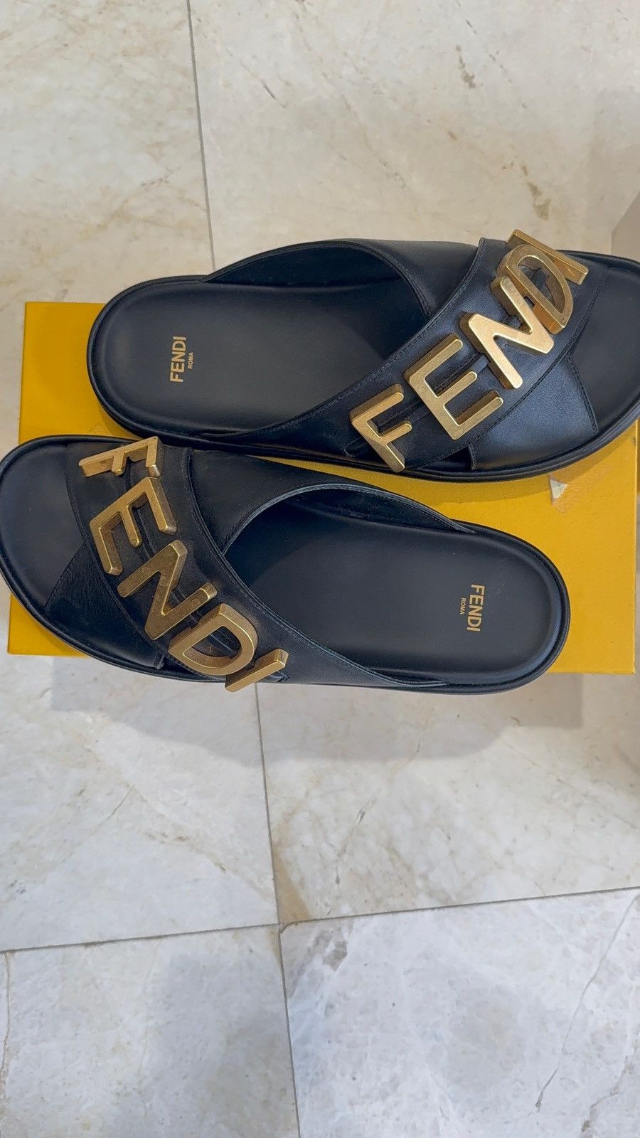 Fendi Fendi Rome slides Size US 9 / IT 39 - 2 Thumbnail