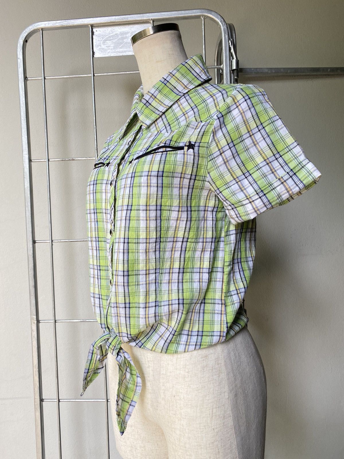 LIZ LISA LIZ LISA doll Green Short-sleeve Shirt with Tie Hem Size M / US 6-8 / IT 42-44 - 5 Thumbnail
