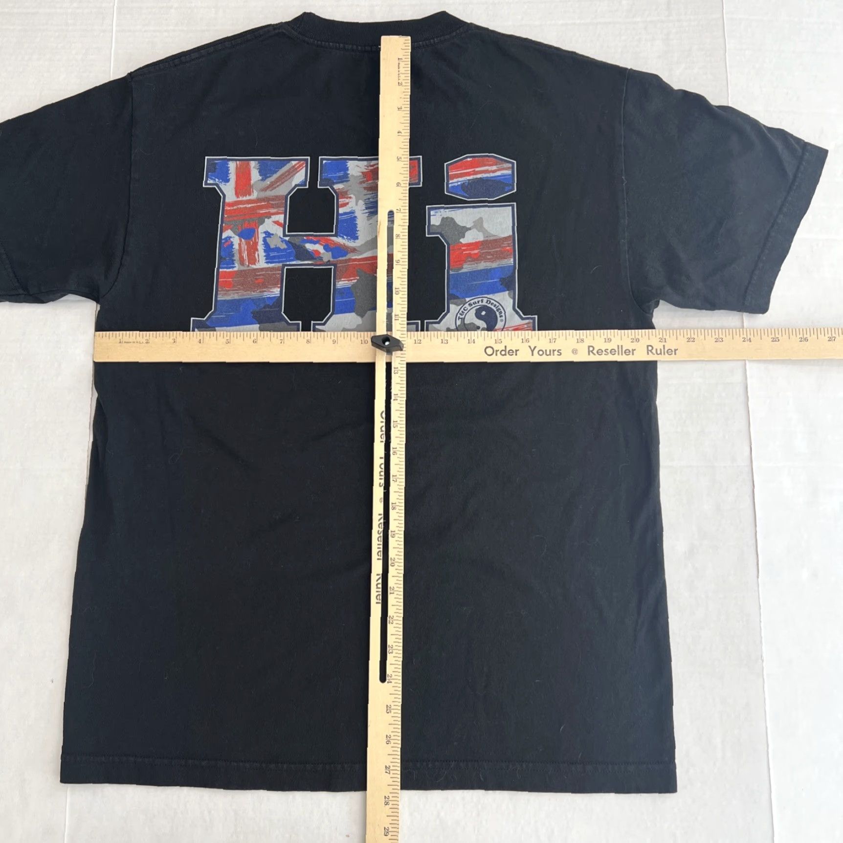 4SDESIGNS VINTAGE Surfer’s T&C Town & Country Surf Designs Hawaii ‘HI’ Logo Shirt Large Black Size US L / EU 52-54 / 3 - 7 Thumbnail