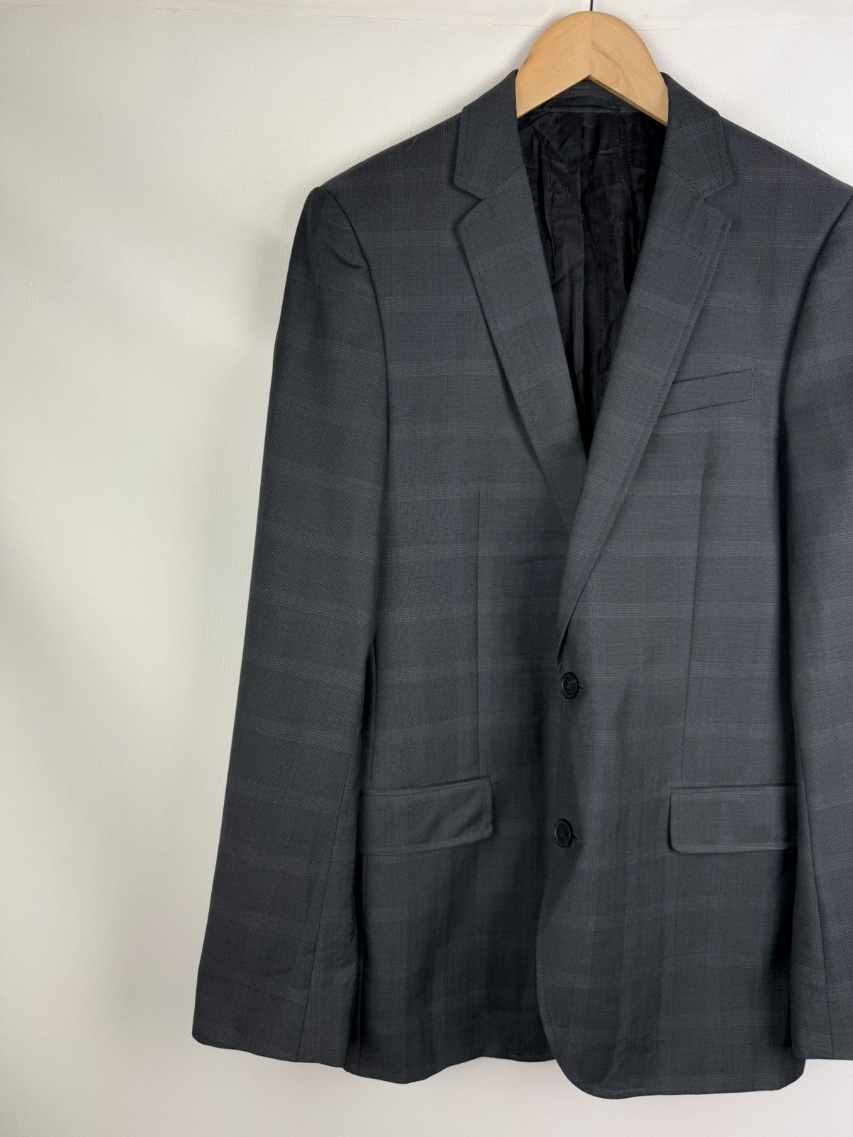 Hugo Boss Hugo Boss Aiko1/Heise Wool Plaid 2 Piece Suit Blazer Pants Size 40L - 4 Thumbnail