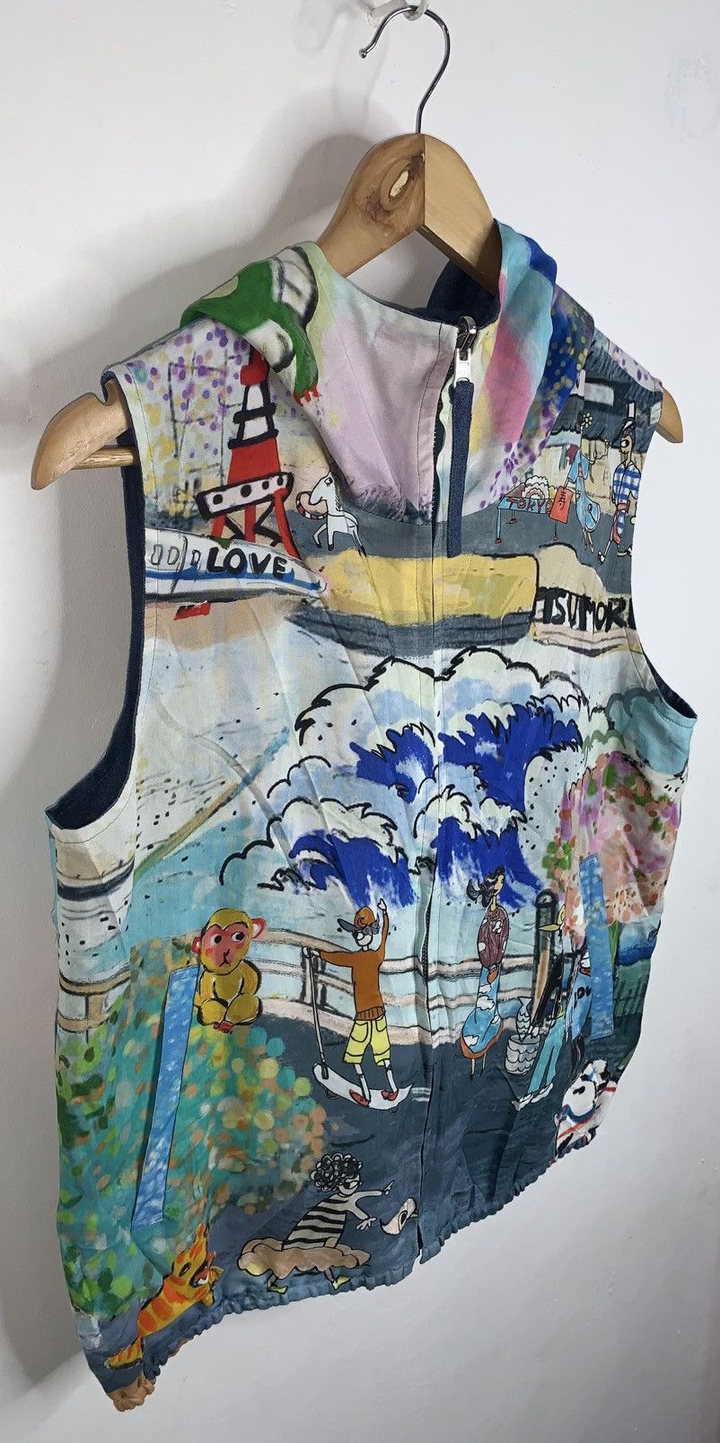 Tsumori Chisato Tsumori Chisato Reversible Vest With Hood Size XS / US 0-2 / IT 36-38 - 3 Thumbnail