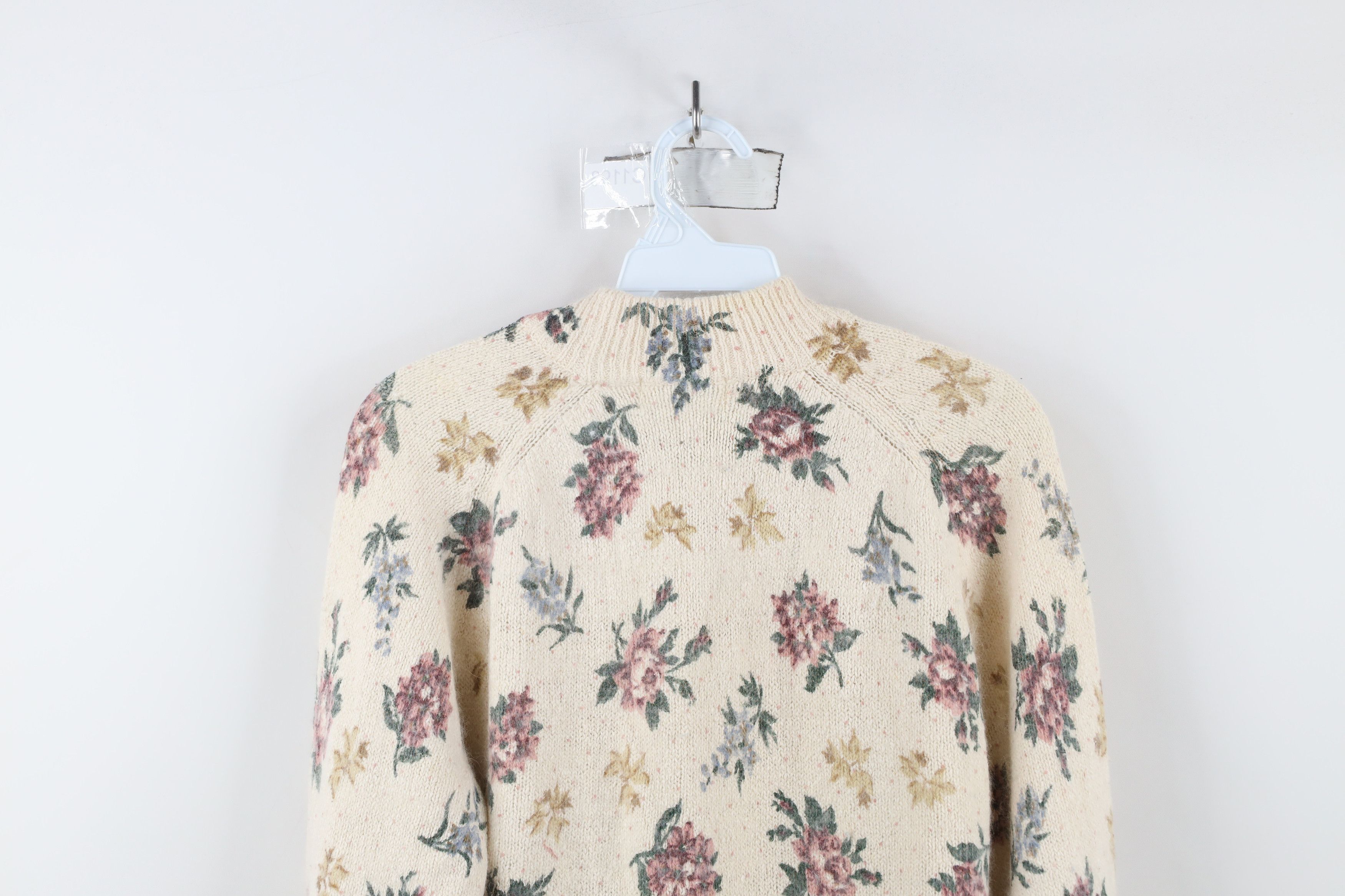 Vintage Vintage 90s Streetwear Knit Silk Angora Lambswool Sweater Size M / US 6-8 / IT 42-44 - 8 Thumbnail