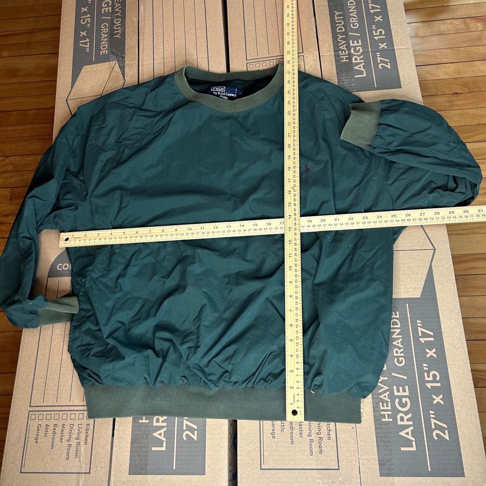 Polo Ralph Lauren Polo Green Windbreaker Pullover T-Shirt Large Size US L / EU 52-54 / 3 - 5 Thumbnail