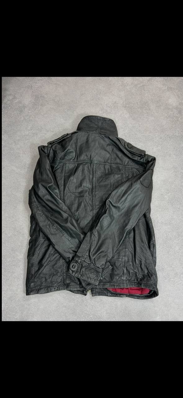 Vintage VTG Yohji Yamamoto Style REAL LEATHER JACKET 90s Size US L / EU 52-54 / 3 - 12 Thumbnail