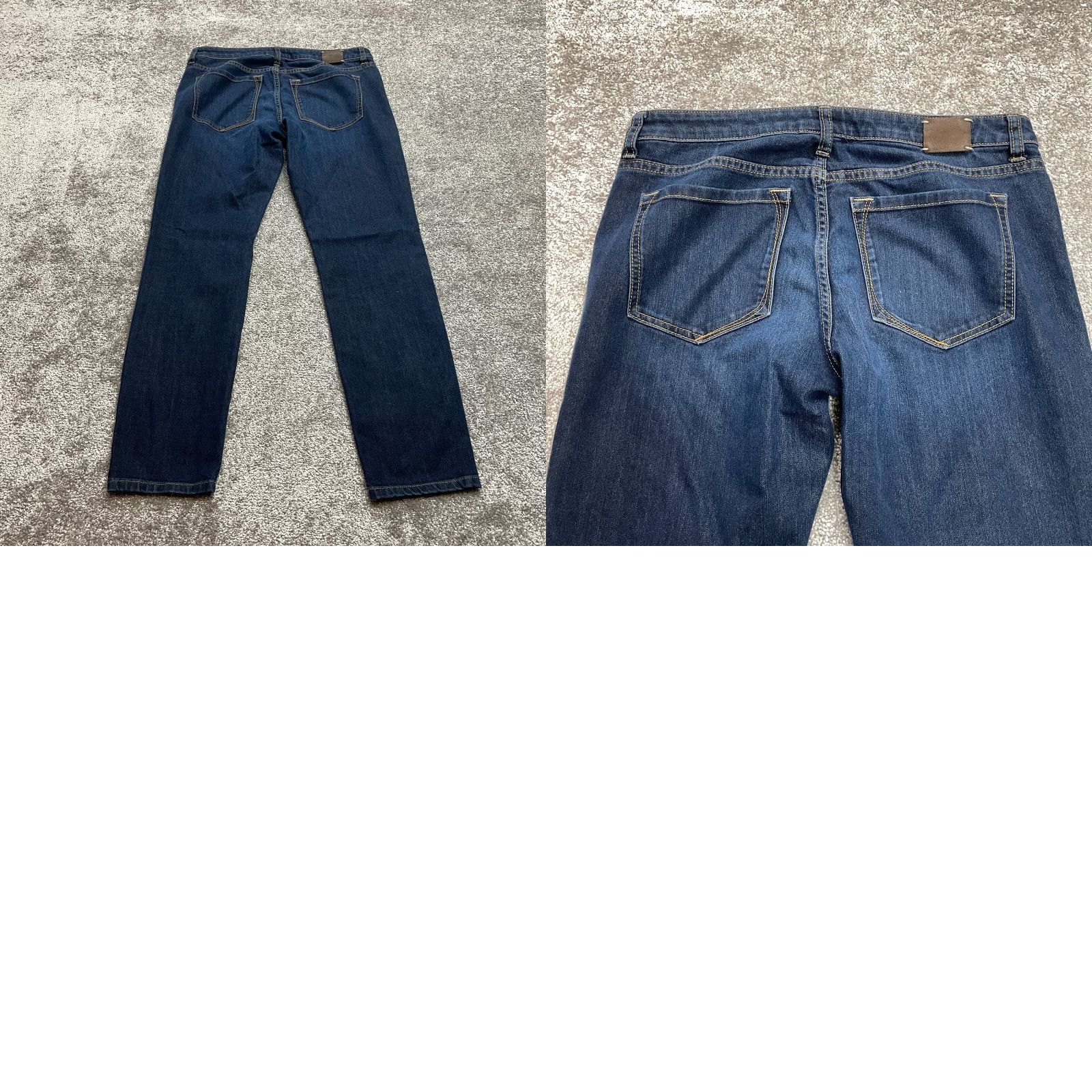 Banana Republic Banana Republic Jeans Womens Skinny Ultimate Denim Dark Wash 29 31x27 Blue Stretch 5-Pocket Modern Rise Mid/8.5-10.5in Size 24" / US 00 / IT 34 - 9 Thumbnail