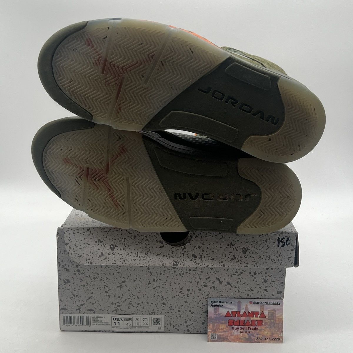 Jordan Brand Air Jordan 5 Olive Size US 11 / EU 44 - 8 Thumbnail
