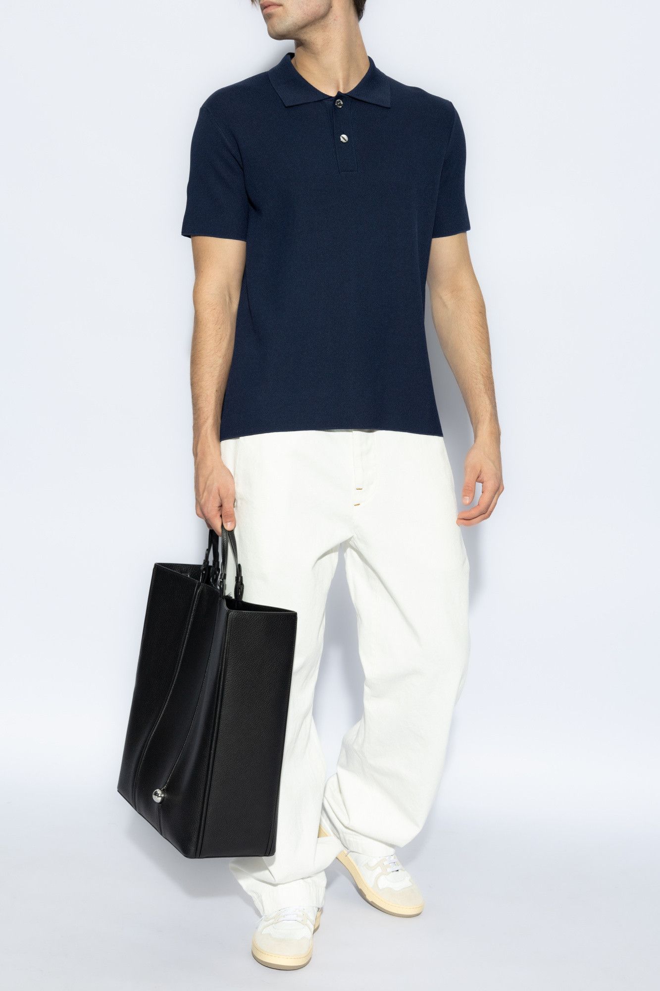 Jacquemus o1mle0326 Le Polo Shirt in Blue Size US XXL / EU 58 / 5 - 2 Thumbnail