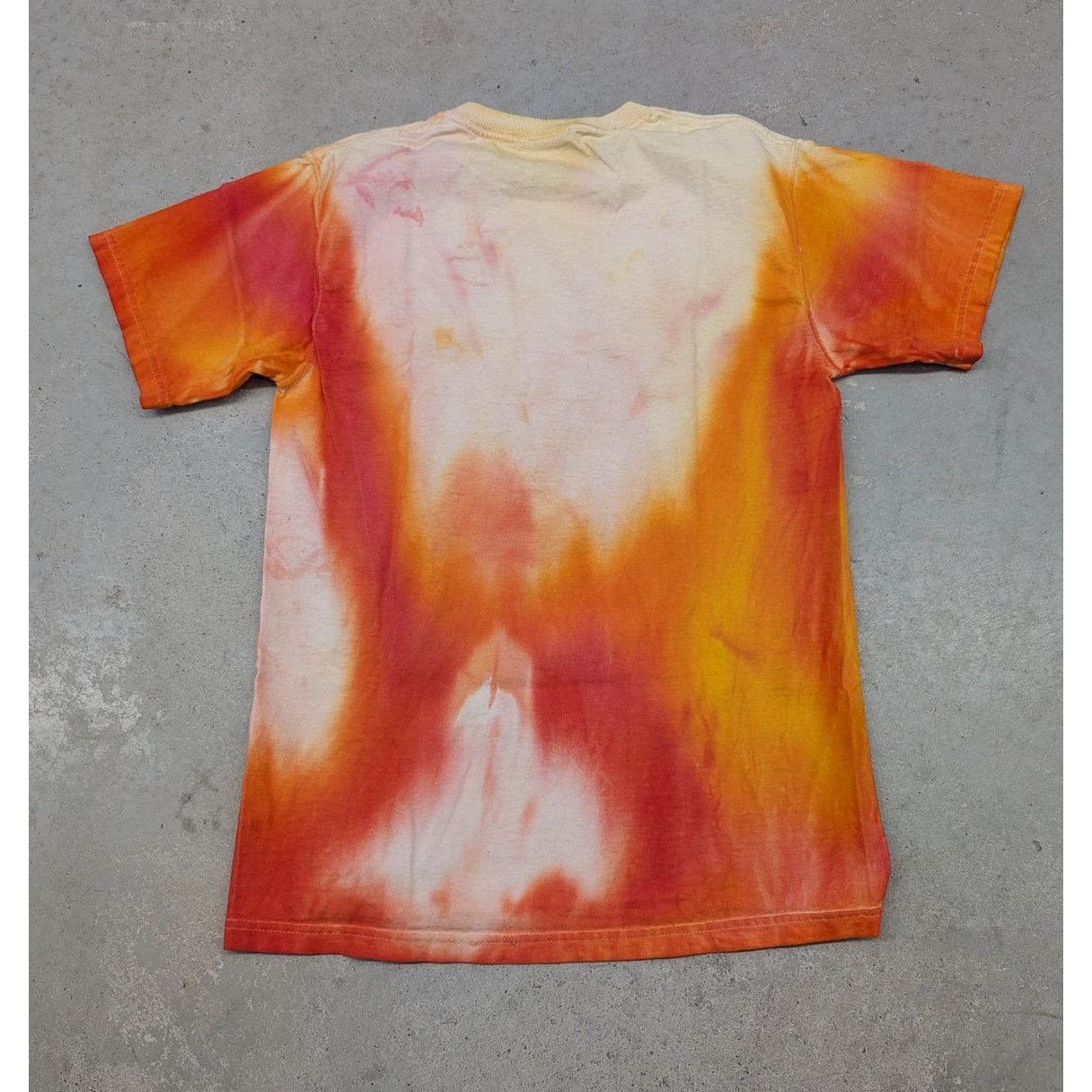 Shorty's Skateboards × Vintage Vintage Shorty's Skateboards Orange Flame tie dye t-shirt Size US S / EU 44-46 / 1 - 4 Thumbnail
