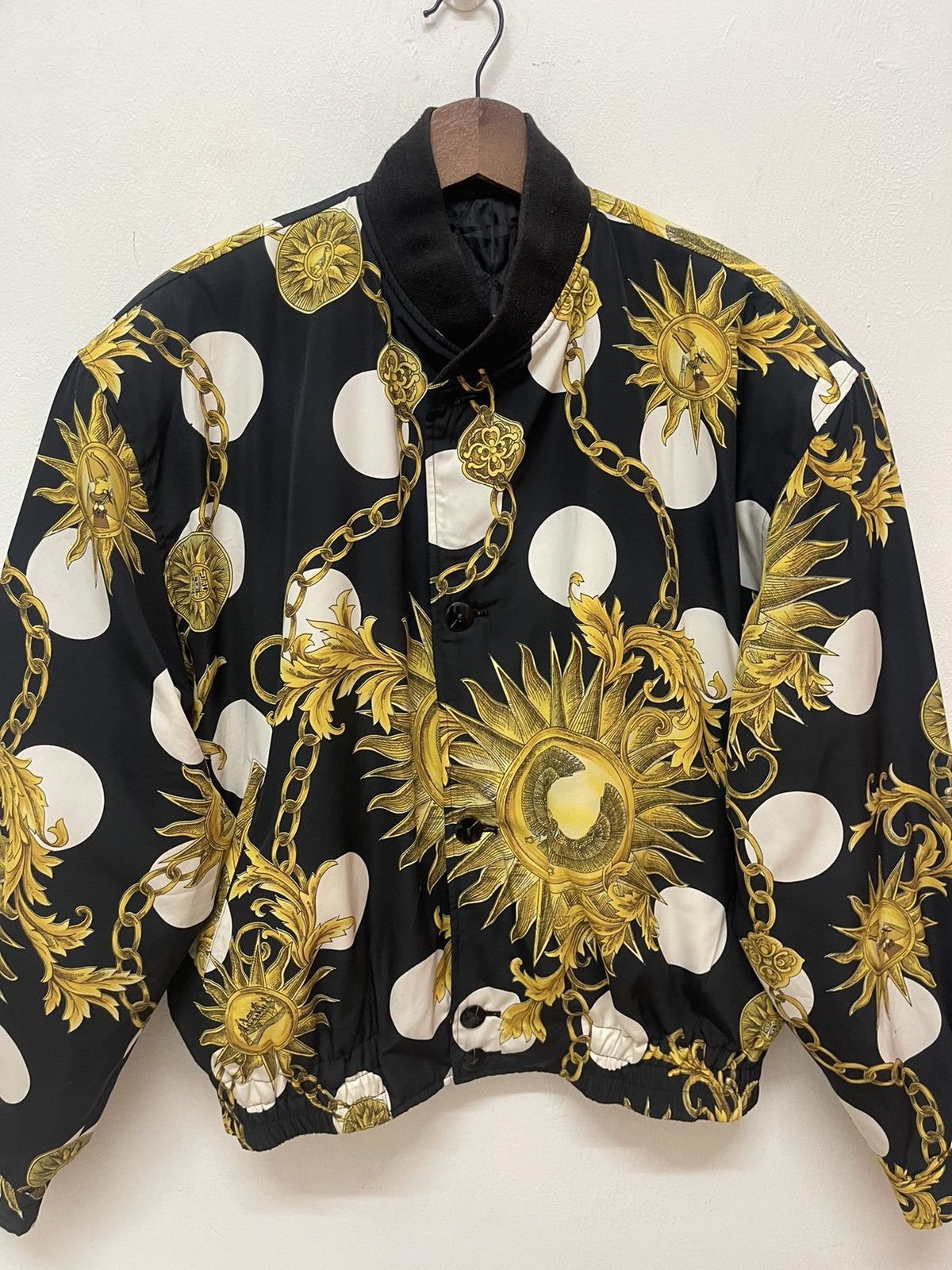 Designer × Japanese Brand VINTAGE SATIN JACKET INSPIRED VSACE Size US L / EU 52-54 / 3 - 2 Thumbnail