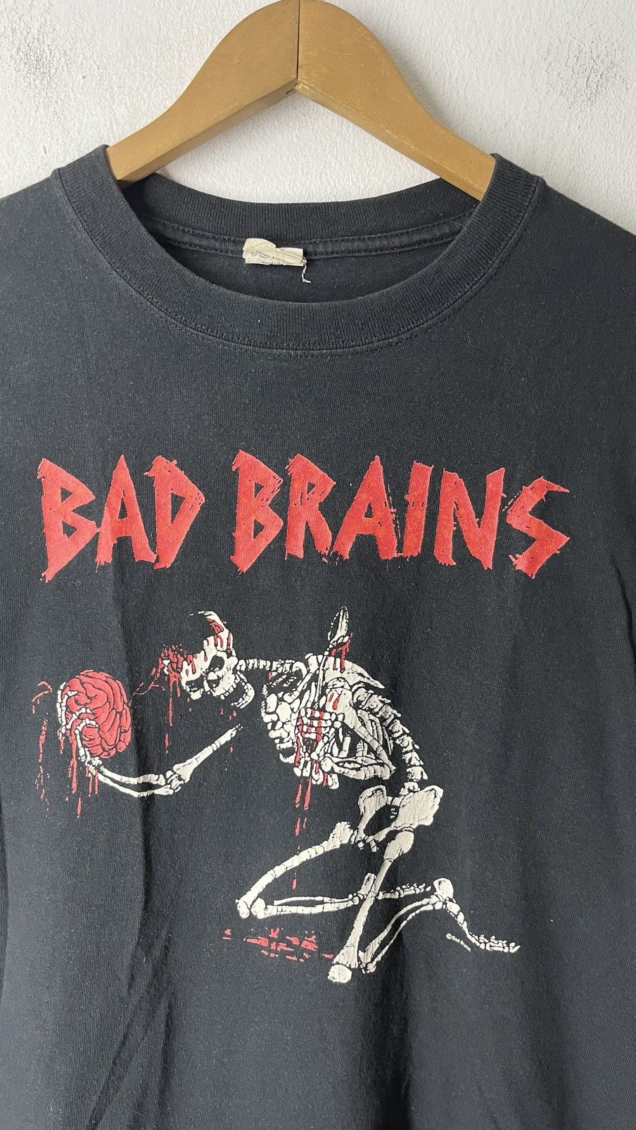 Band Tees VINTAGE BAD BRAINS SKELETON PUNK TEE Size US L / EU 52-54 / 3 - 5 Thumbnail