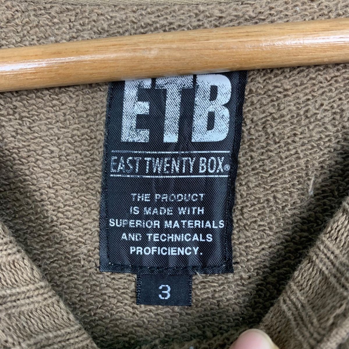 Japanese Brand EAST TWENTY BOX Striped Crewneck Sweatshirt #1983-C86 Size US L / EU 52-54 / 3 - 11 Thumbnail