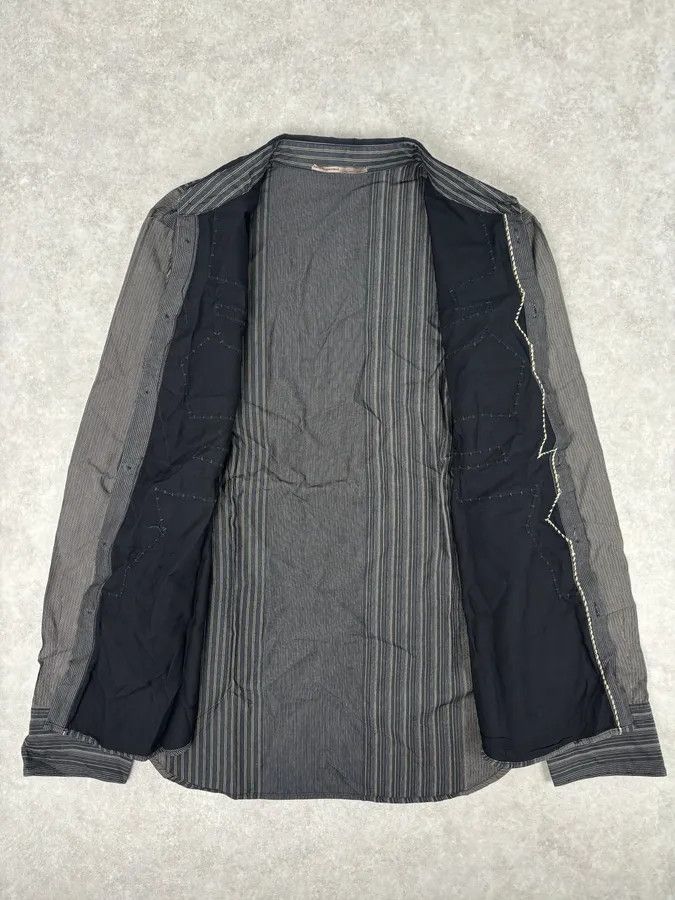 Marithe + Francois Girbaud 1990s Marithé + François Girbaud Brown Wings Distressed Shirt Size US L / EU 52-54 / 3 - 7 Thumbnail