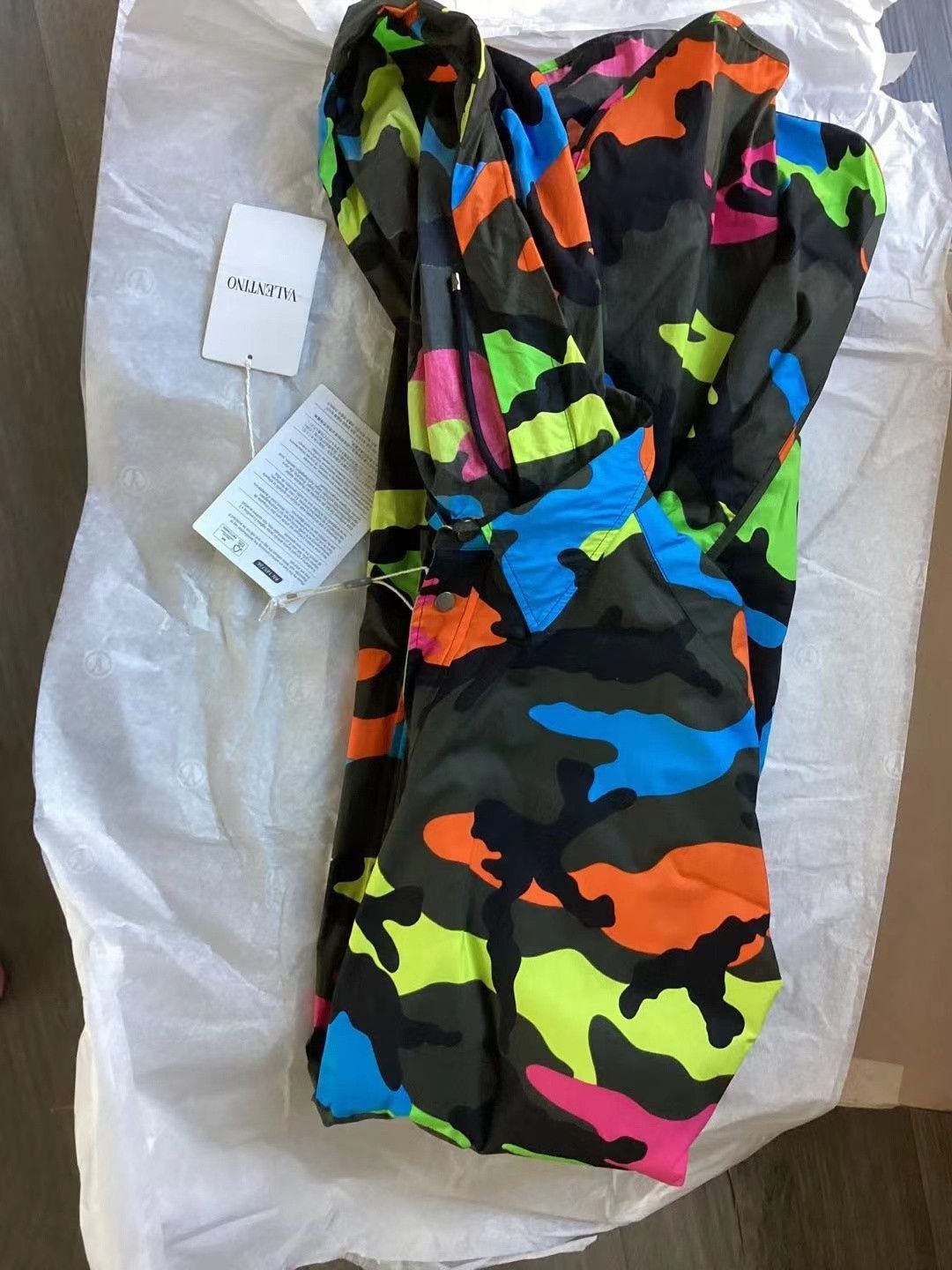 Valentino Valentino Camouflage Long Hooded Shirt Size US S / EU 44-46 / 1 - 3 Thumbnail