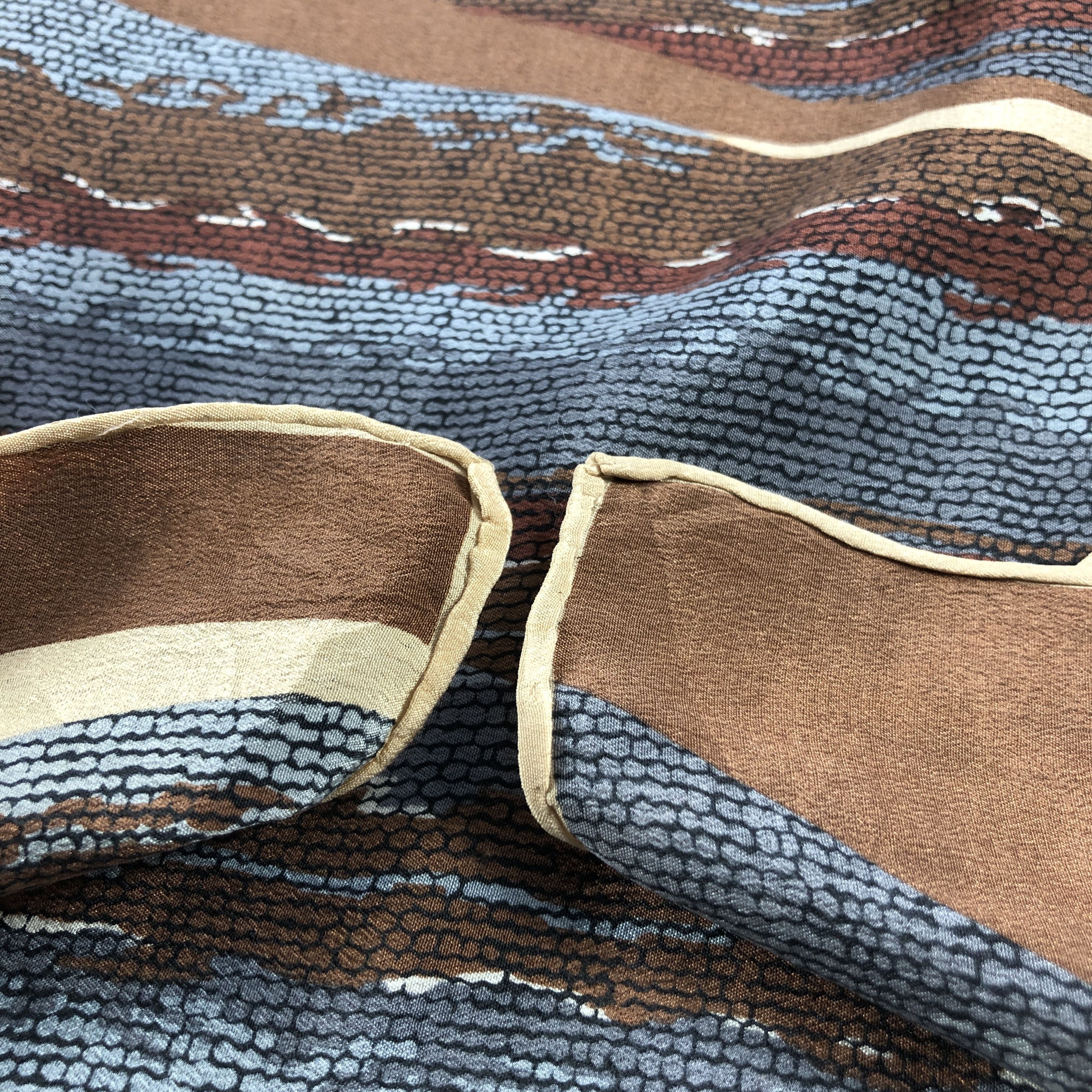 Pierre Cardin Pierre Cardin Abstract Silk Scarf M1215 Size ONE SIZE - 5 Thumbnail