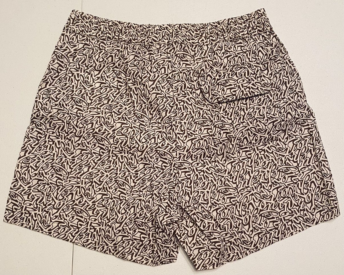 Brioni Brioni 🇮🇹 Oxblood Logo Script SeaMaster Resort Swim Trunk NWT Size US 34 / EU 50 - 5 Thumbnail