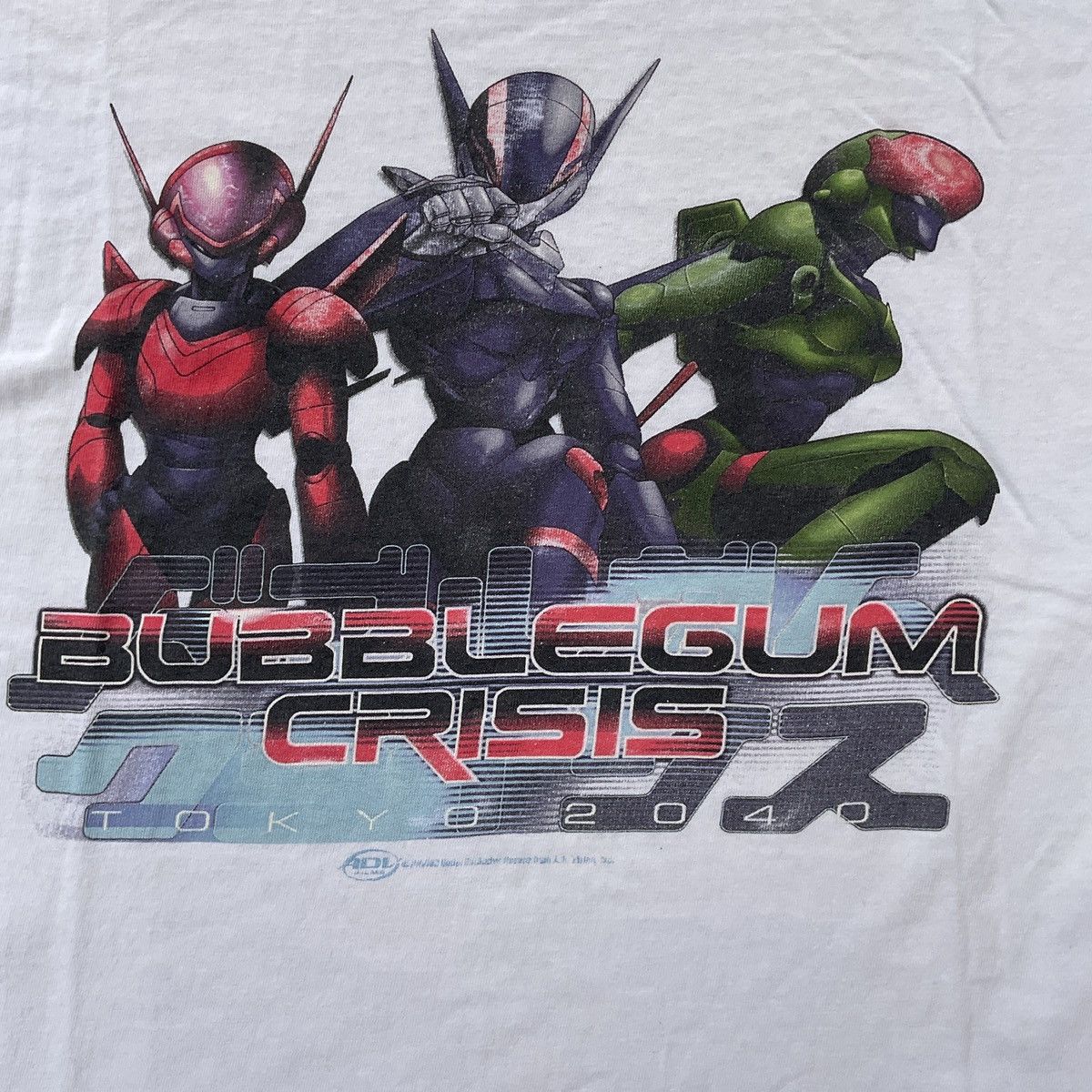 Vintage Vintage 90s Bubblegum Crisis Tokyo 2024 Anime Promo Shirt Size US L / EU 52-54 / 3 - 2 Thumbnail