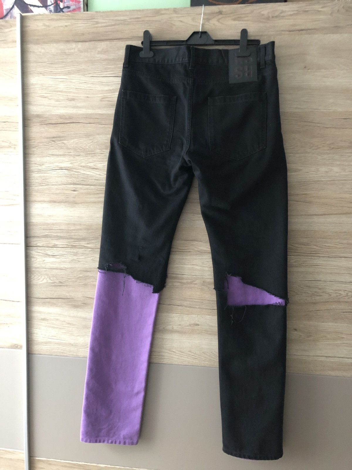 Raf Simons Raf Simons purple Double layered destroyed denim SS20 Size US 31 - 2 Thumbnail