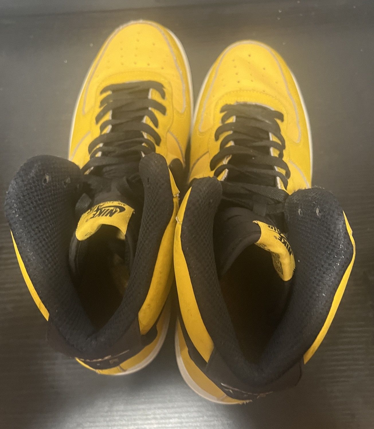 Nike SIZE 13 MEN - Nike Air Force 1 '07 Strap High Yellow Ochre Size US 13 / EU 46 - 5 Thumbnail